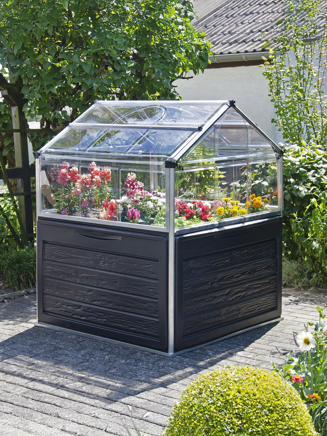 Palram: Plant Inn Silver- Clear Glazing