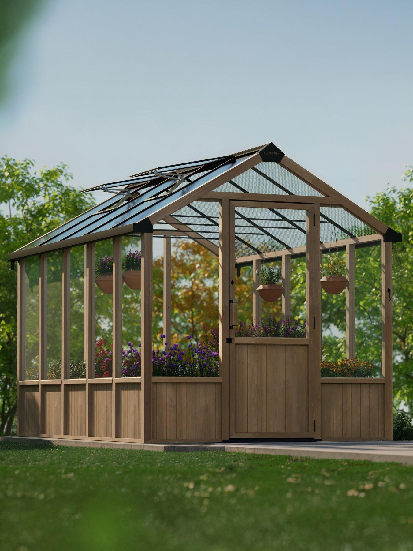 Palram Natura Cedar Greenhouse 8X12