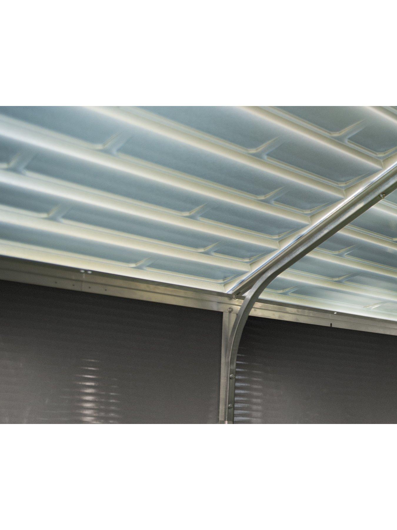 Image 4 of 5 of Palram Rubicon Shed 8X12 - Dark Grey