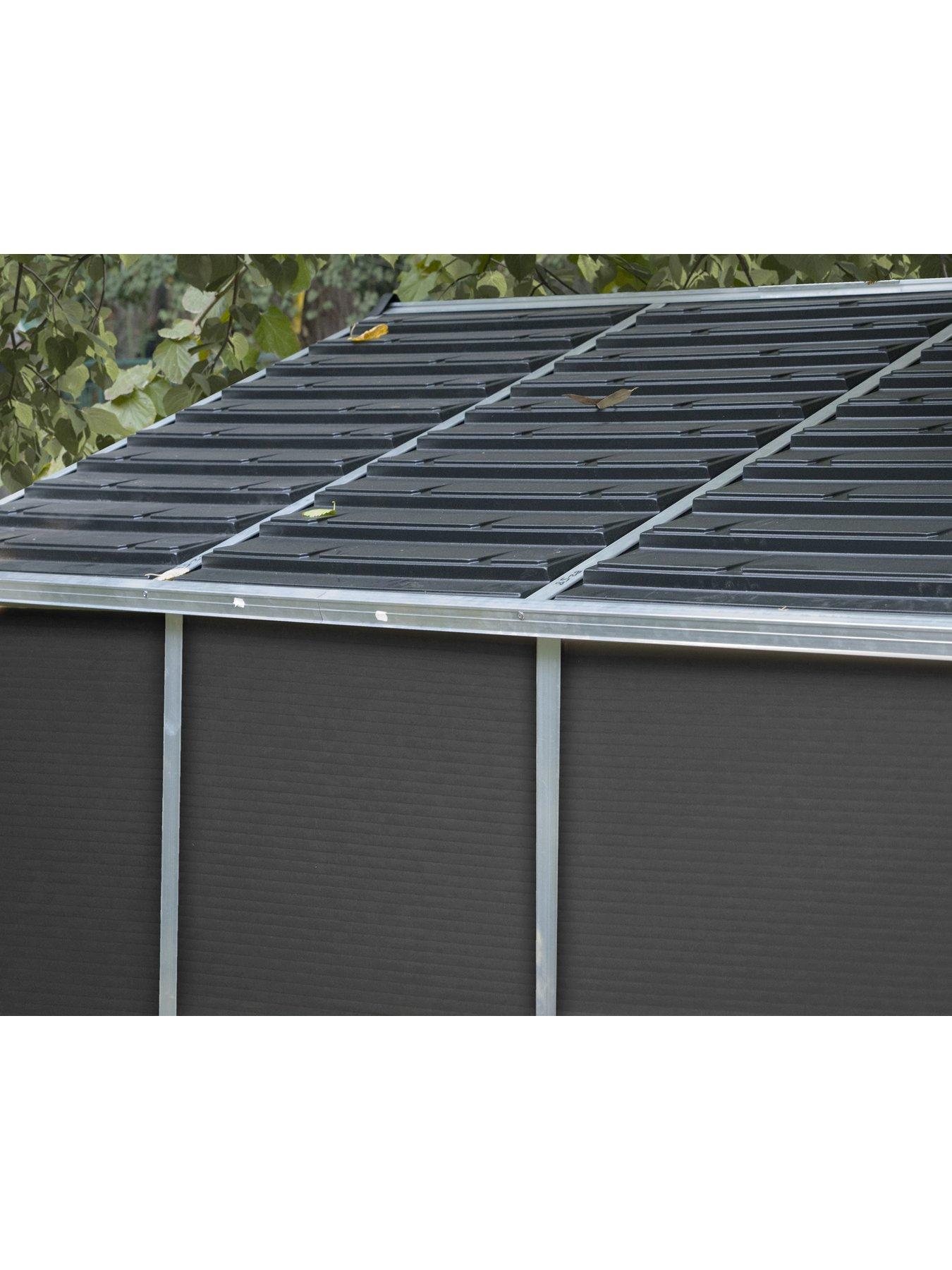 Image 3 of 5 of Palram Rubicon Shed 8X17 - Dark Grey