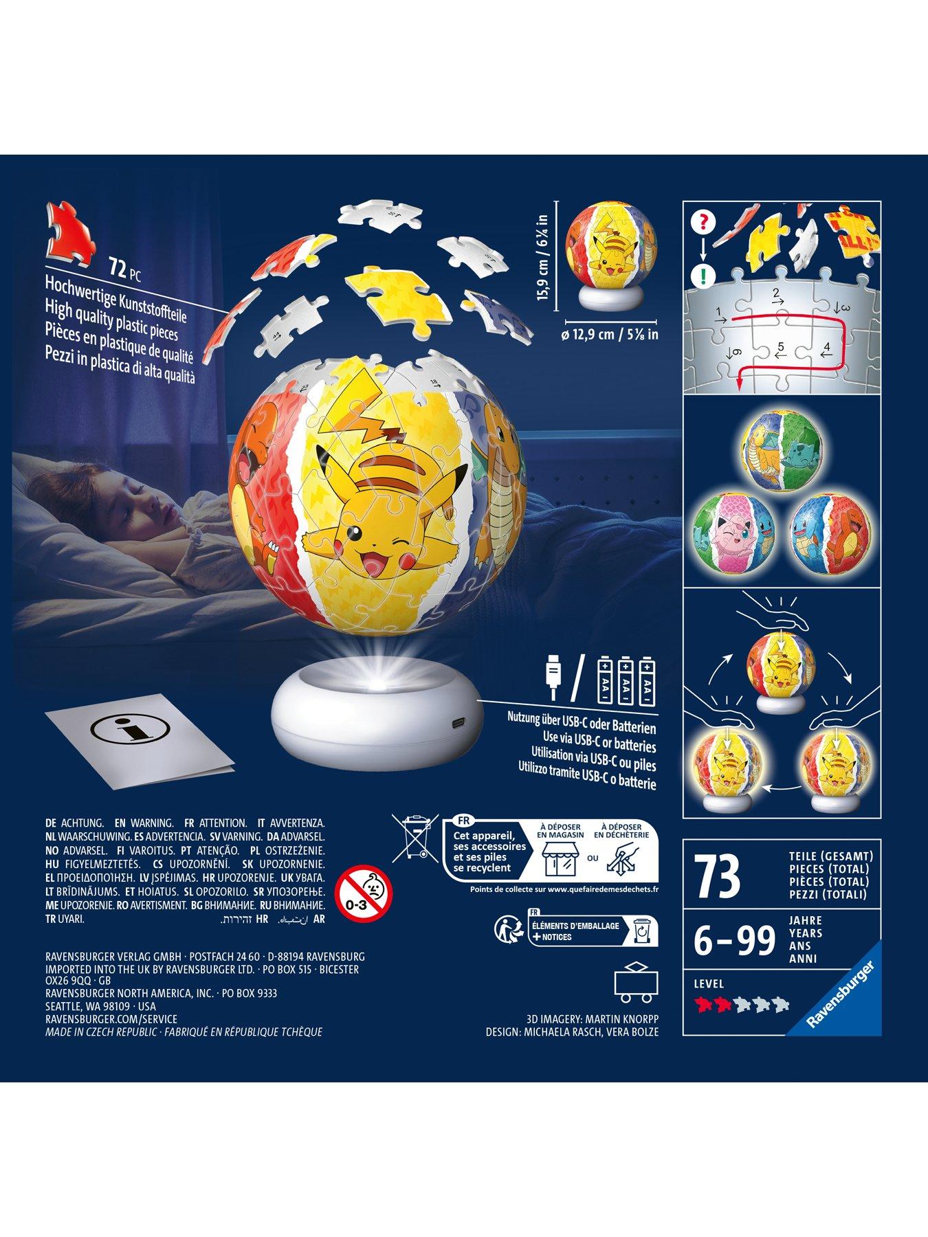 Image 4 of 6 of Pokemon Pokemon 3D Puzzle Night Light