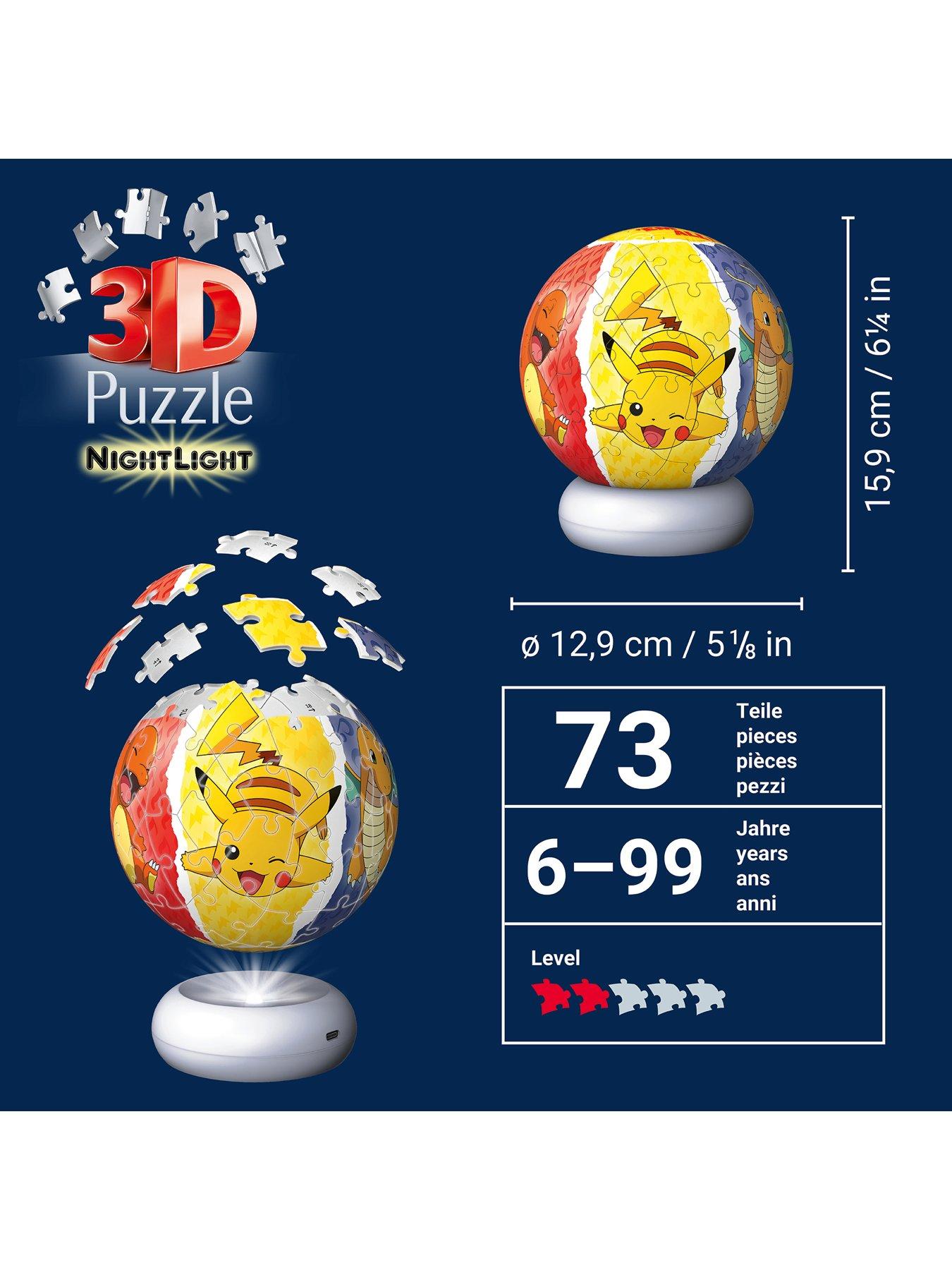 Image 6 of 6 of Pokemon Pokemon 3D Puzzle Night Light