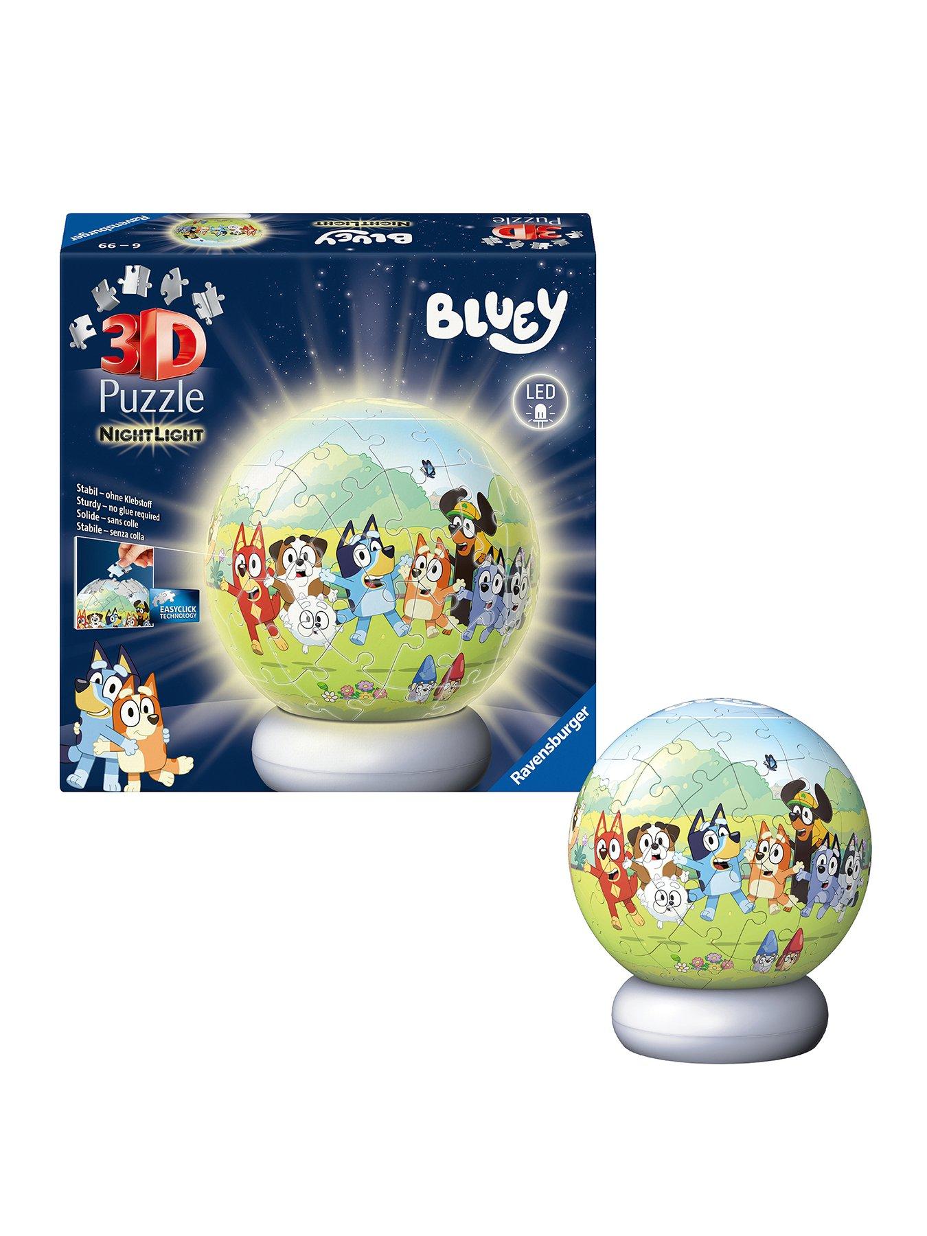 Image 1 of 7 of Bluey 3D Puzzle Night Light