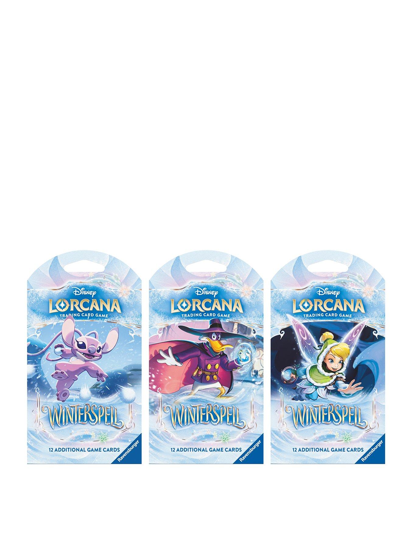 lorcana set 3 booster box Disney 3: Into The Inklands Gift Set  SoleSavy 3 uncommon cards Disney Lorcana - 3 Pack
