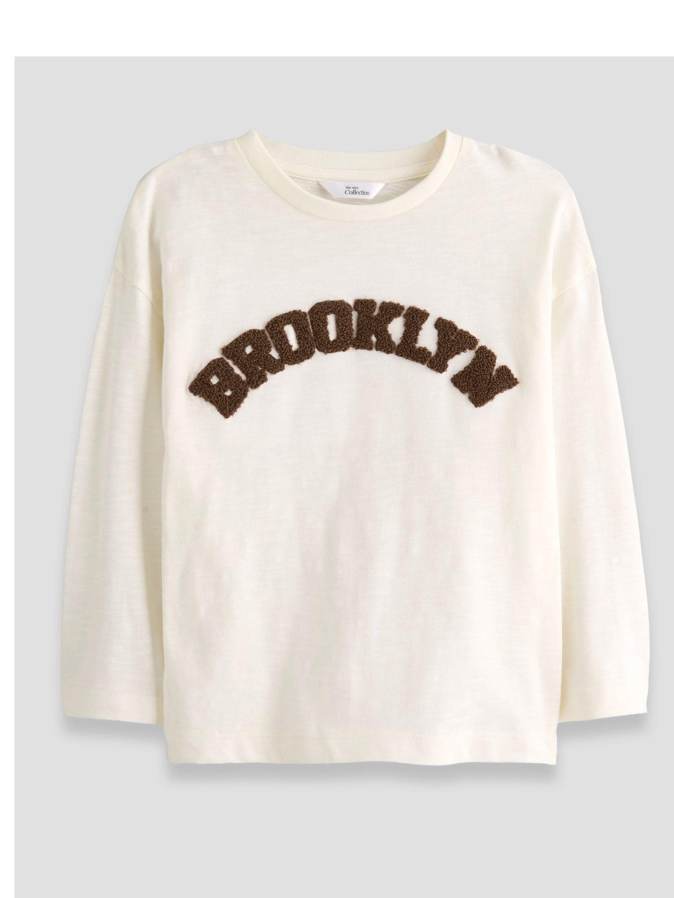 Image 2 of 5 of The Very Collection Boys 4 Pack Slogan Long Sleeve T-shirts (9 months - 7 years) - Multi