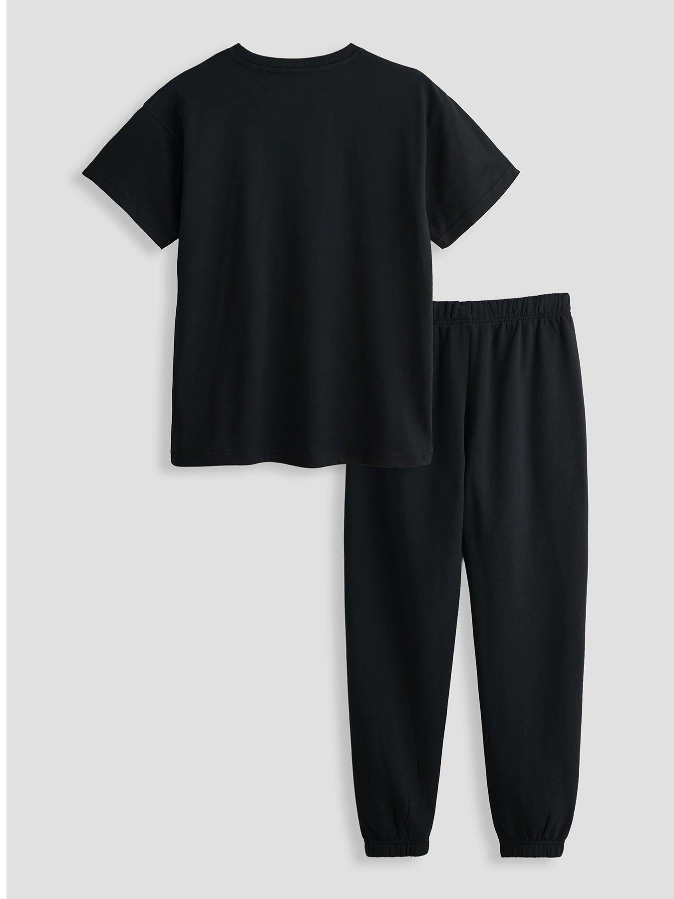 Image 2 of 5 of The Very Collection Boys NYC Run Club T-Shirt &amp; Joggers Set (3-16 years) - Black
