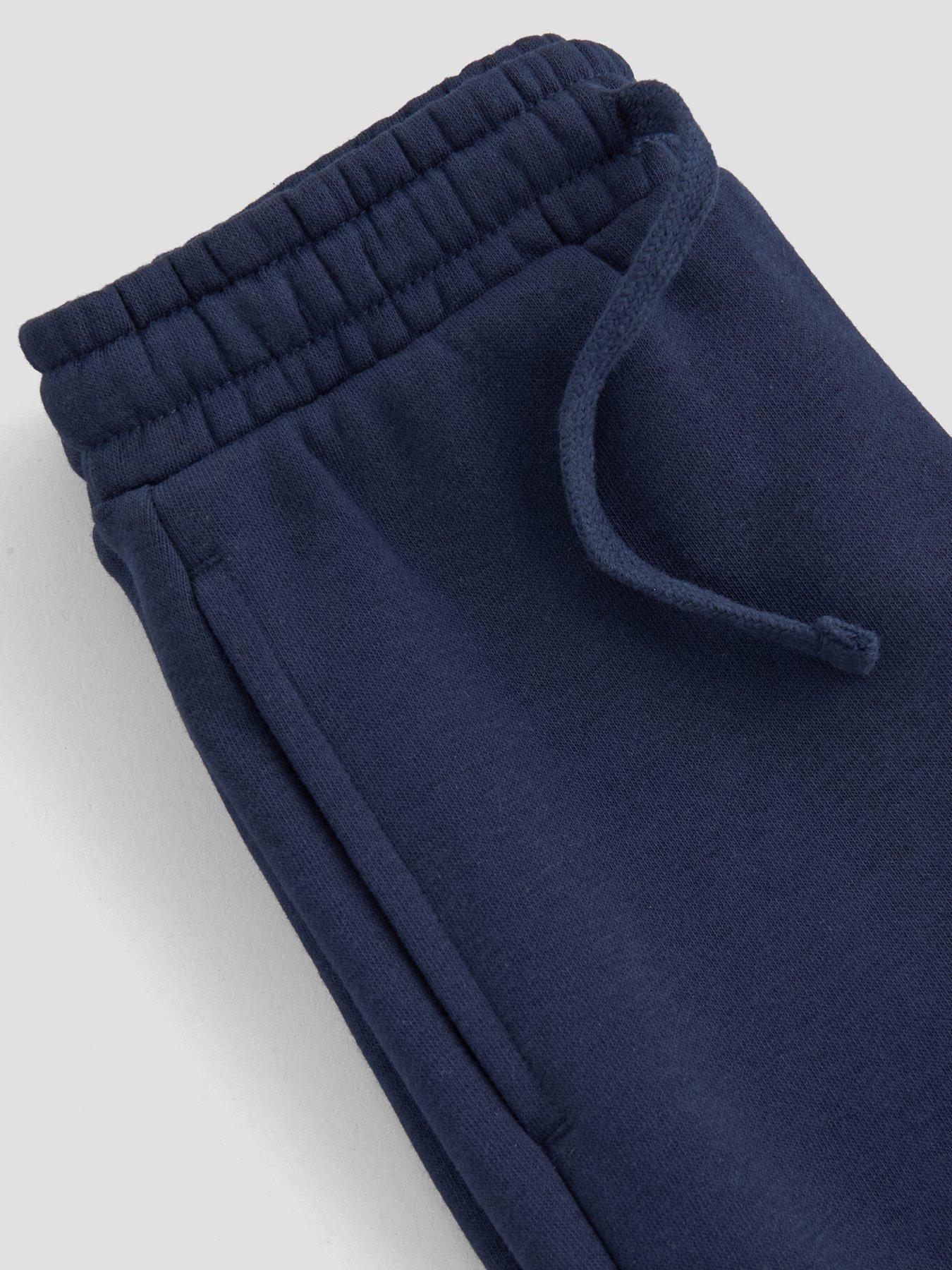 Image 5 of 5 of The Very Collection Boys Smile Back Graphic Hoodie And Joggers Outfit Set (9 months - 7 years) - Navy