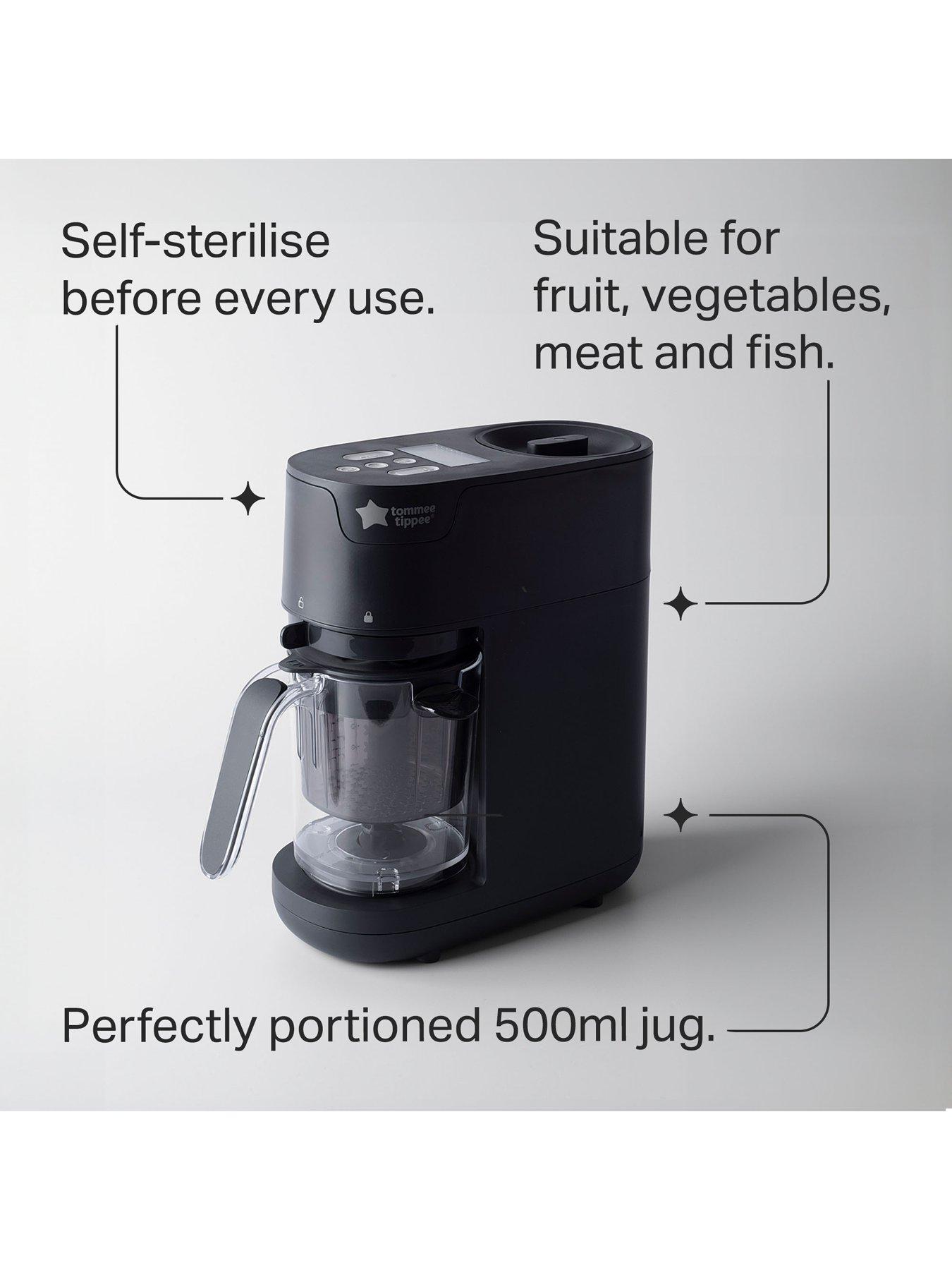 Image 4 of 7 of Tommee Tippee TT 6 in 1 Baby Food Maker - Black