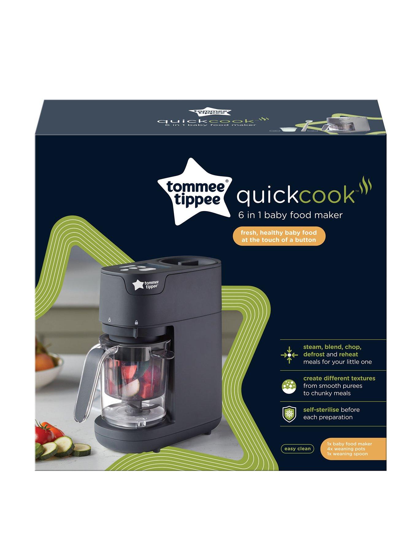 Image 6 of 7 of Tommee Tippee TT 6 in 1 Baby Food Maker - Black