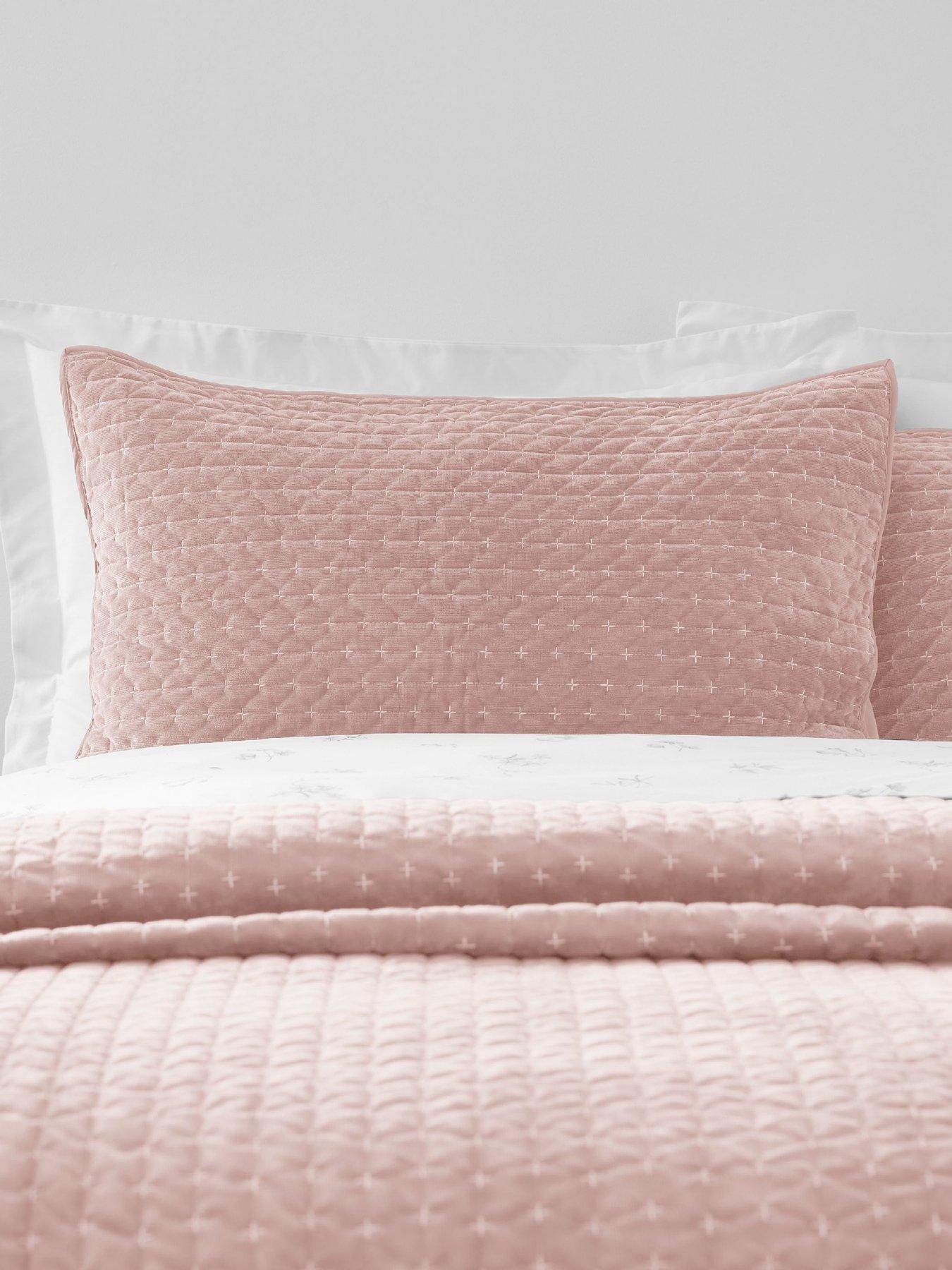 Image 1 of 3 of Bianca Attica Velvet Pillowsham Pair