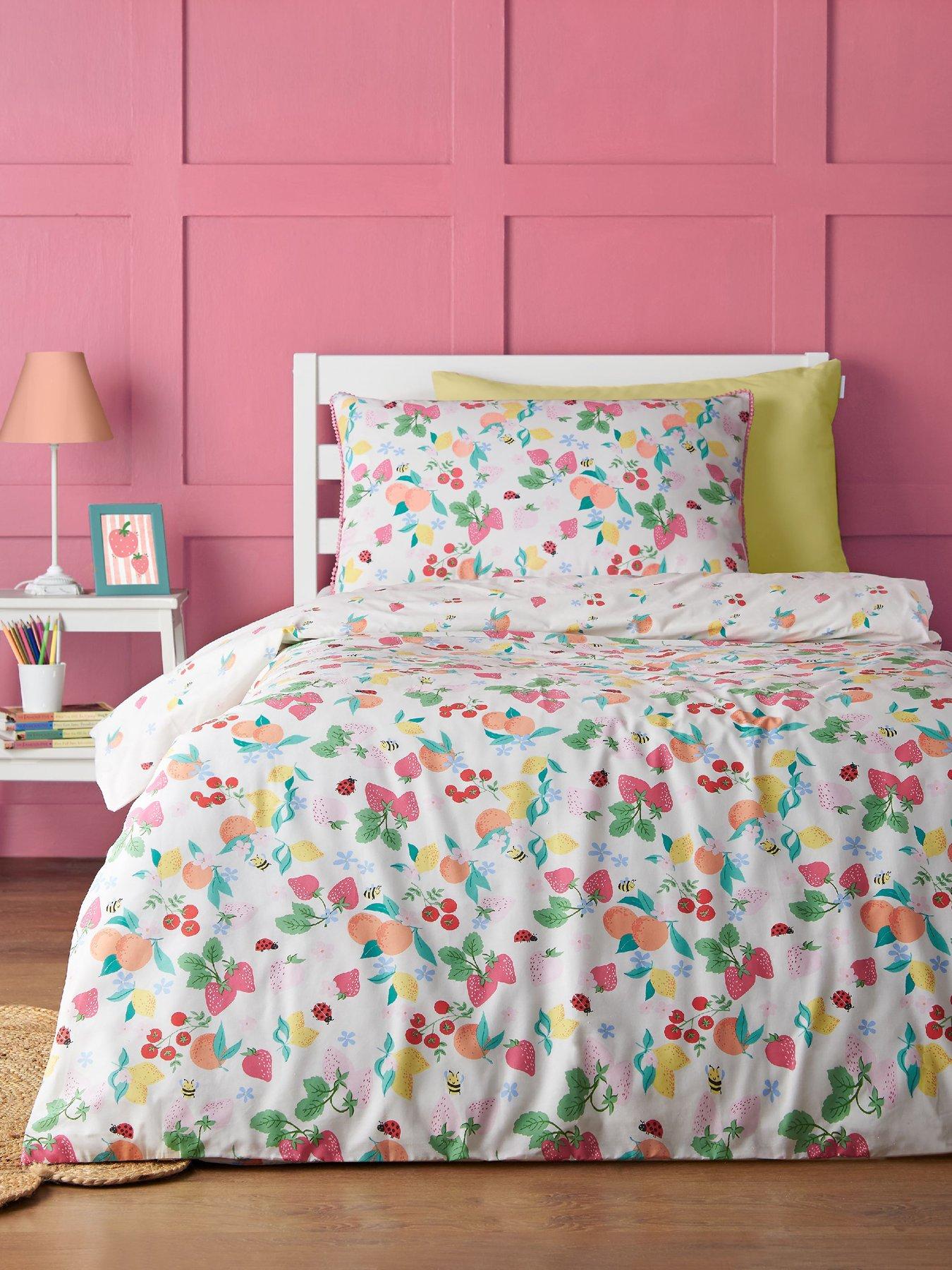 Catherine Lansfield Fruity Friends Duvet Set Bright