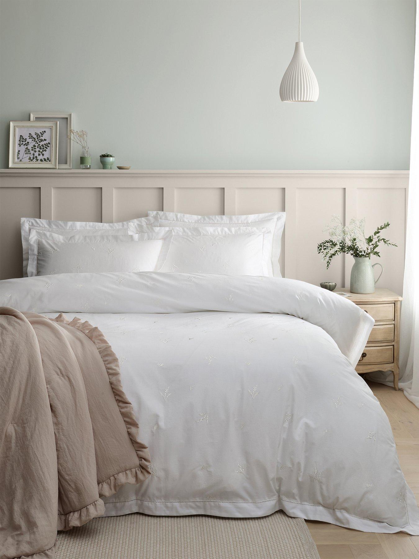 Bianca Lottie 100% Cotton Embroidery Duvet Set