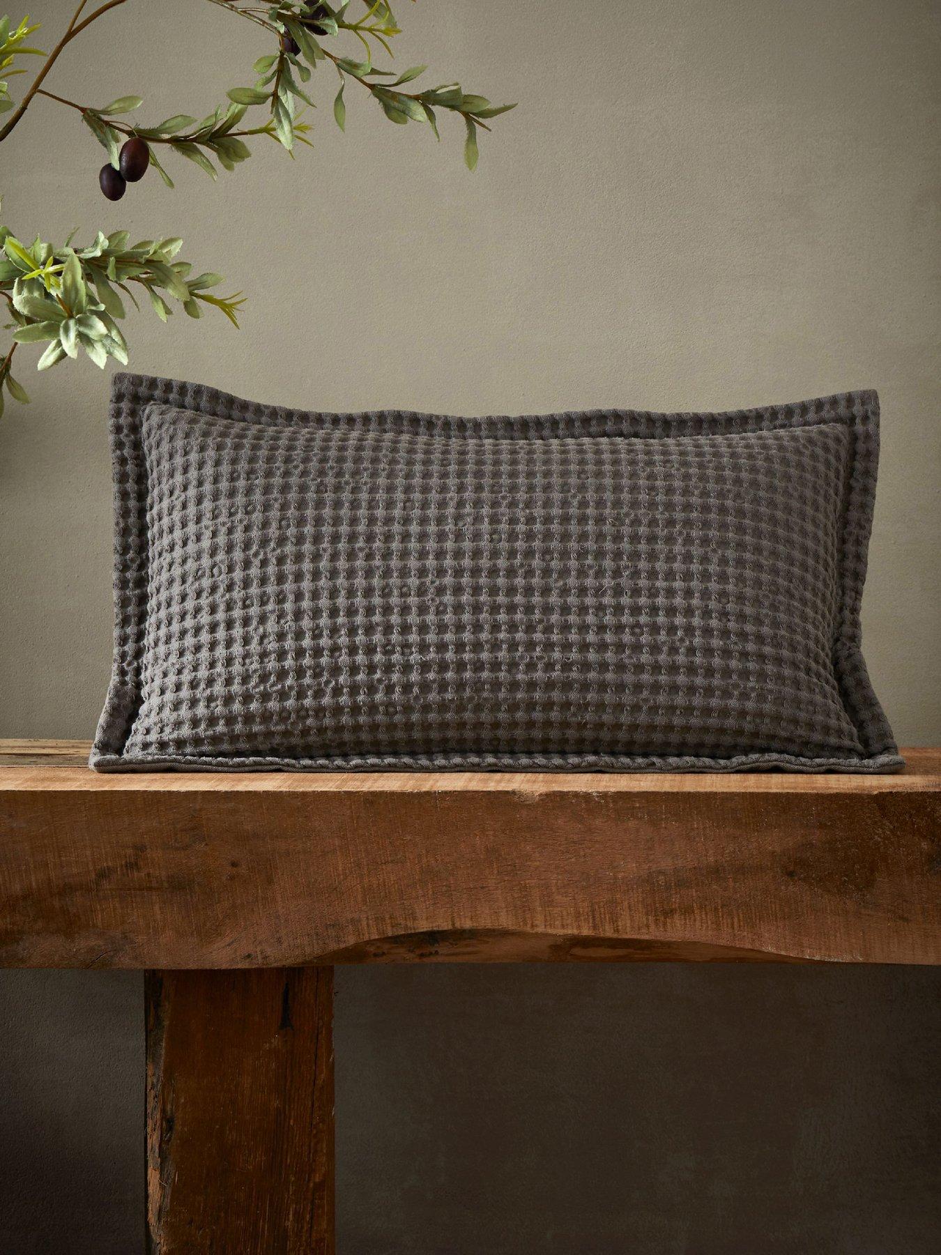 Pineapple Elephant Jaipur Waffle 100% Cotton Filled Cushion 30X50