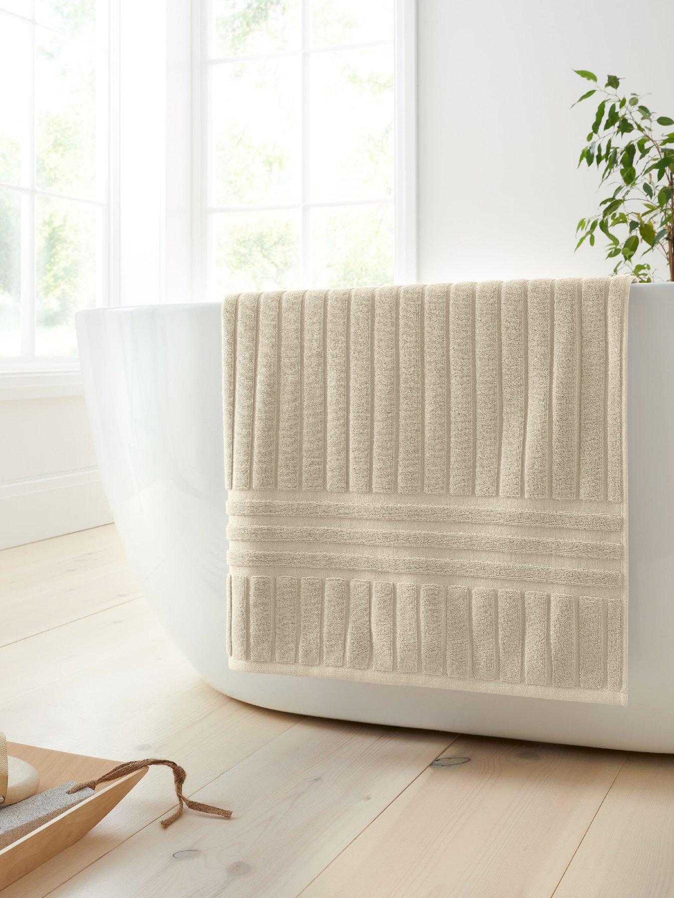 Bianca Hotel Towel 100% Cotton Bath Sheet 100x150 Natural