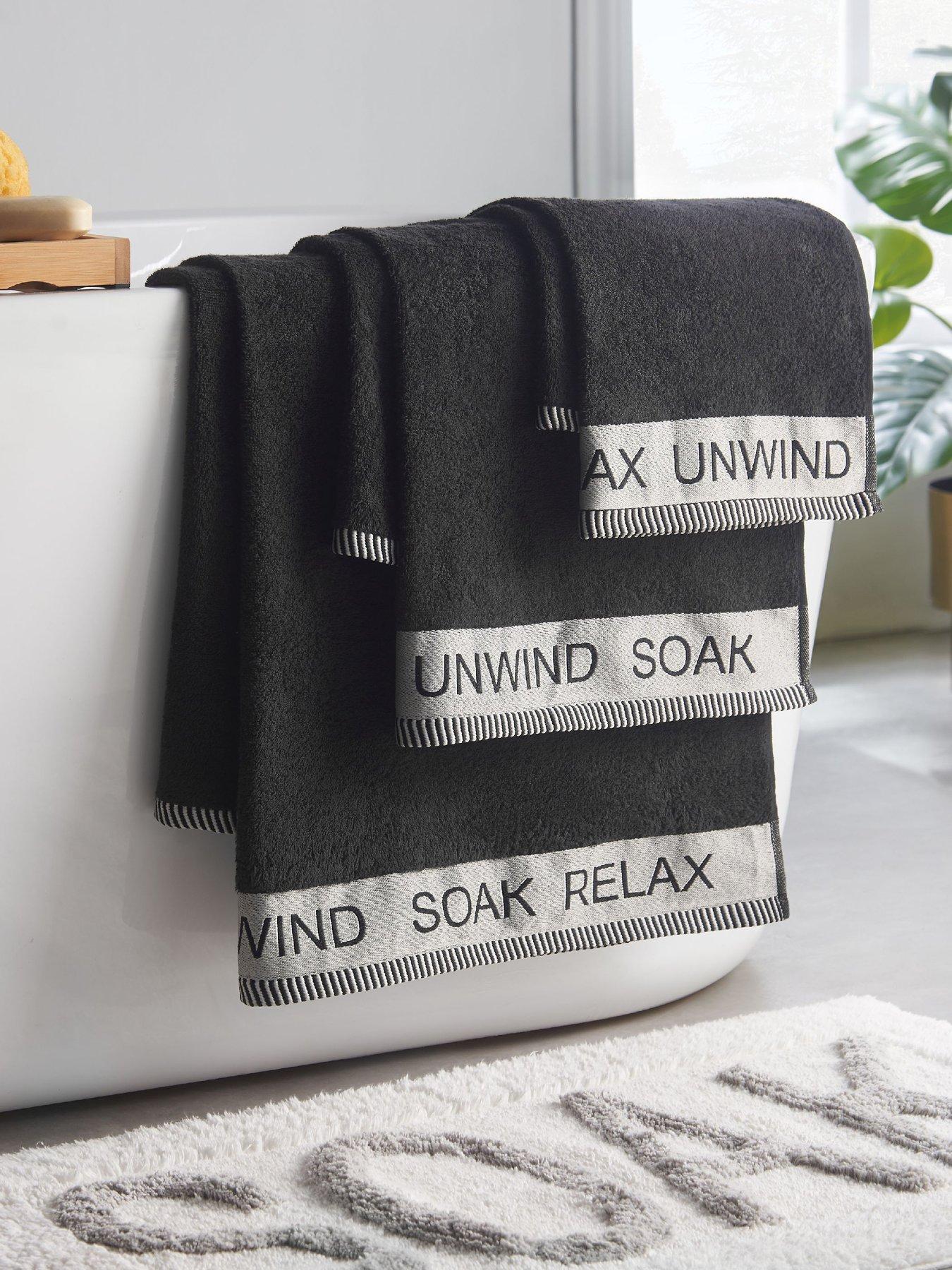 Catherine Lansfield Relax And Unwind Towel Collection