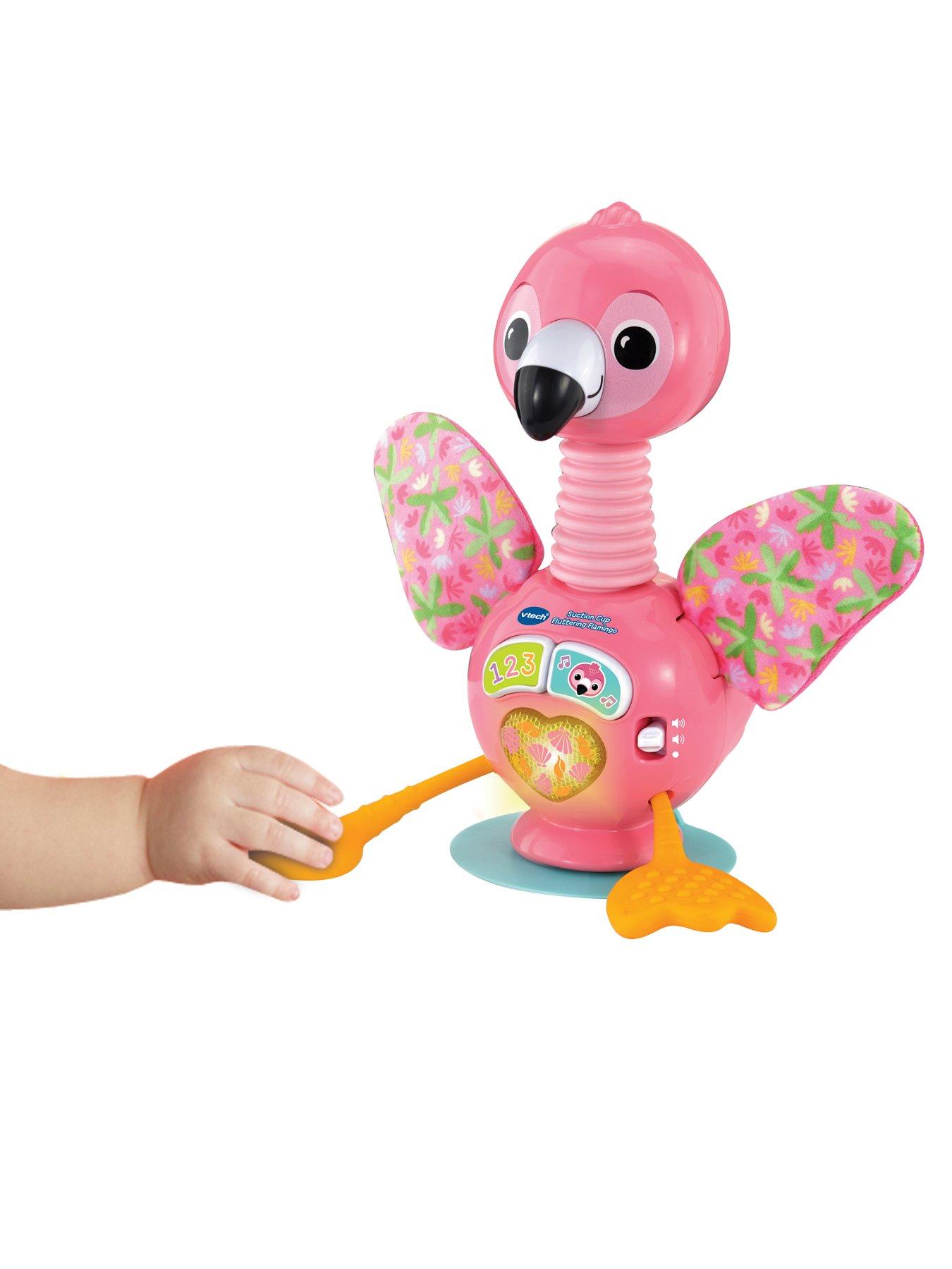 Image 4 of 8 of VTech Baby Suction Cup Fluttering Flamingo