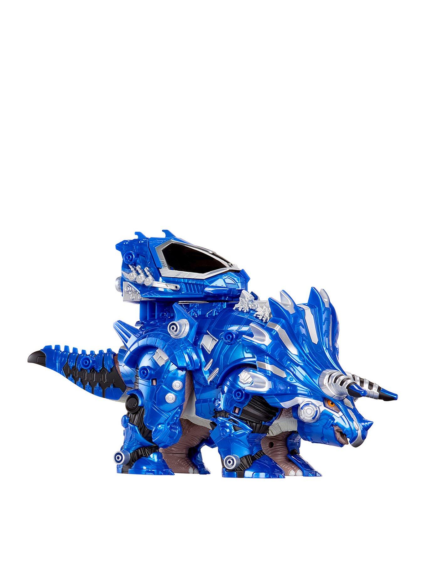 Image 1 of 8 of Armorsaurs Armor-Up Dinosaur- Triceratops - Cobalt
