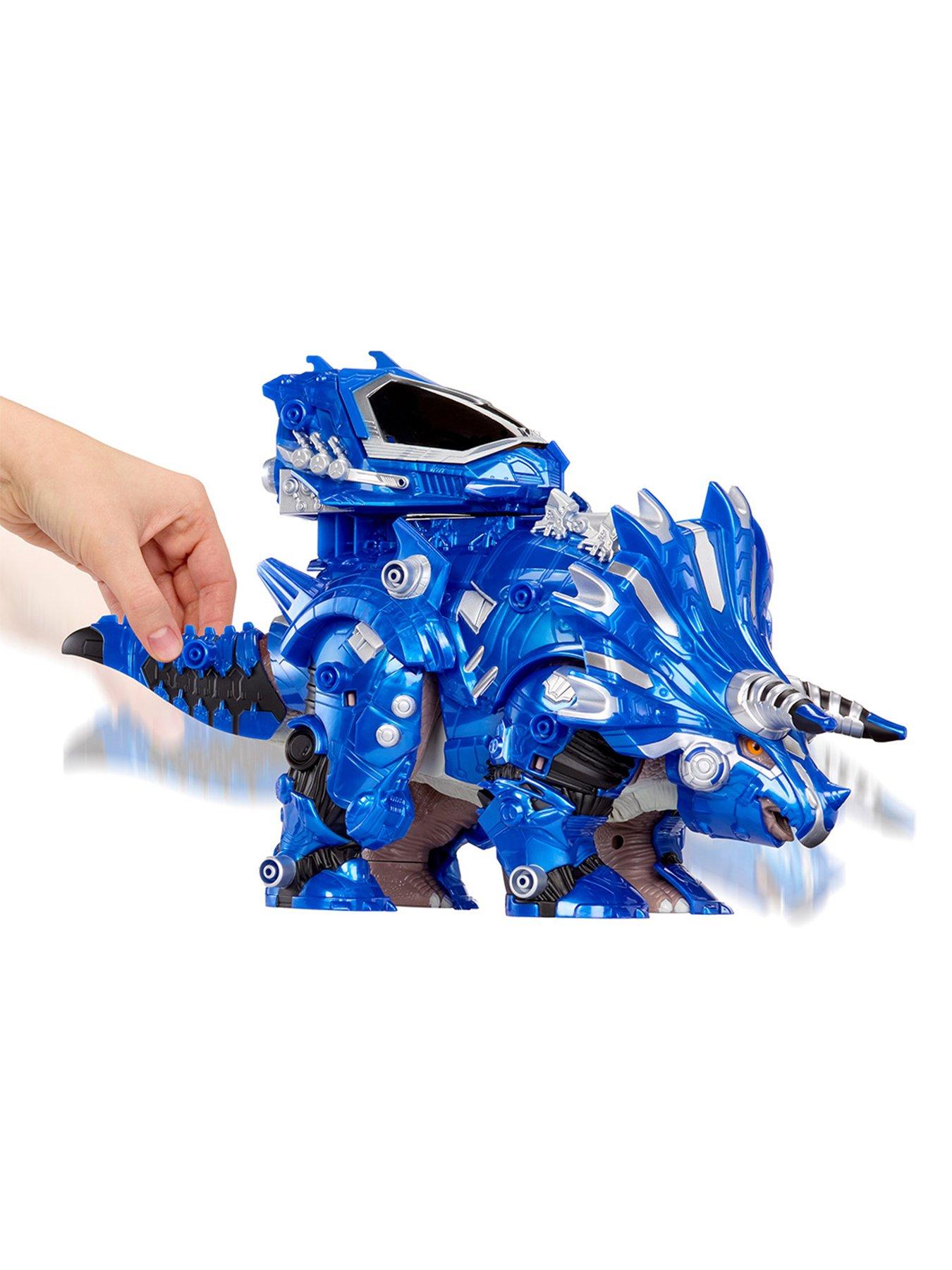 Image 3 of 8 of Armorsaurs Armor-Up Dinosaur- Triceratops - Cobalt