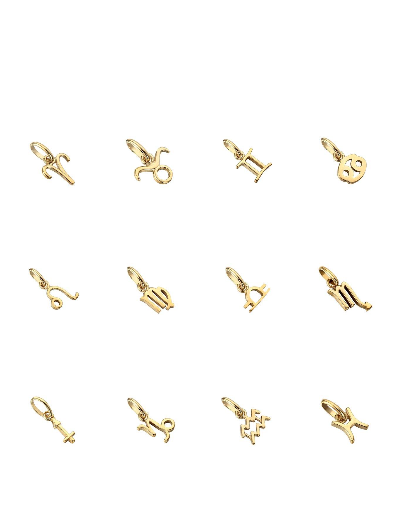 Seol + Gold 18Ct Gold Vermeil Zodiac Symbol Charm (All Zodiac)