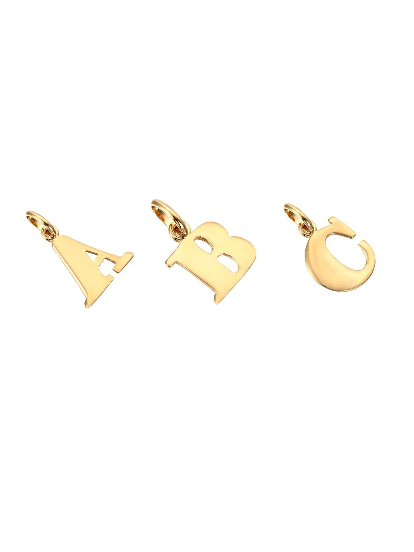 Image 5 of 6 of Seol + Gold 18ct Gold Vermeil Alphabet Letter Charm Pendant (all alphabet)