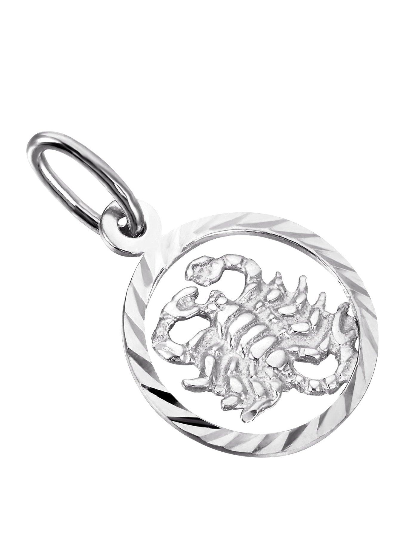 Seol + Gold Sterling Silver Zodiac Sign Pendant (all zodiac)
