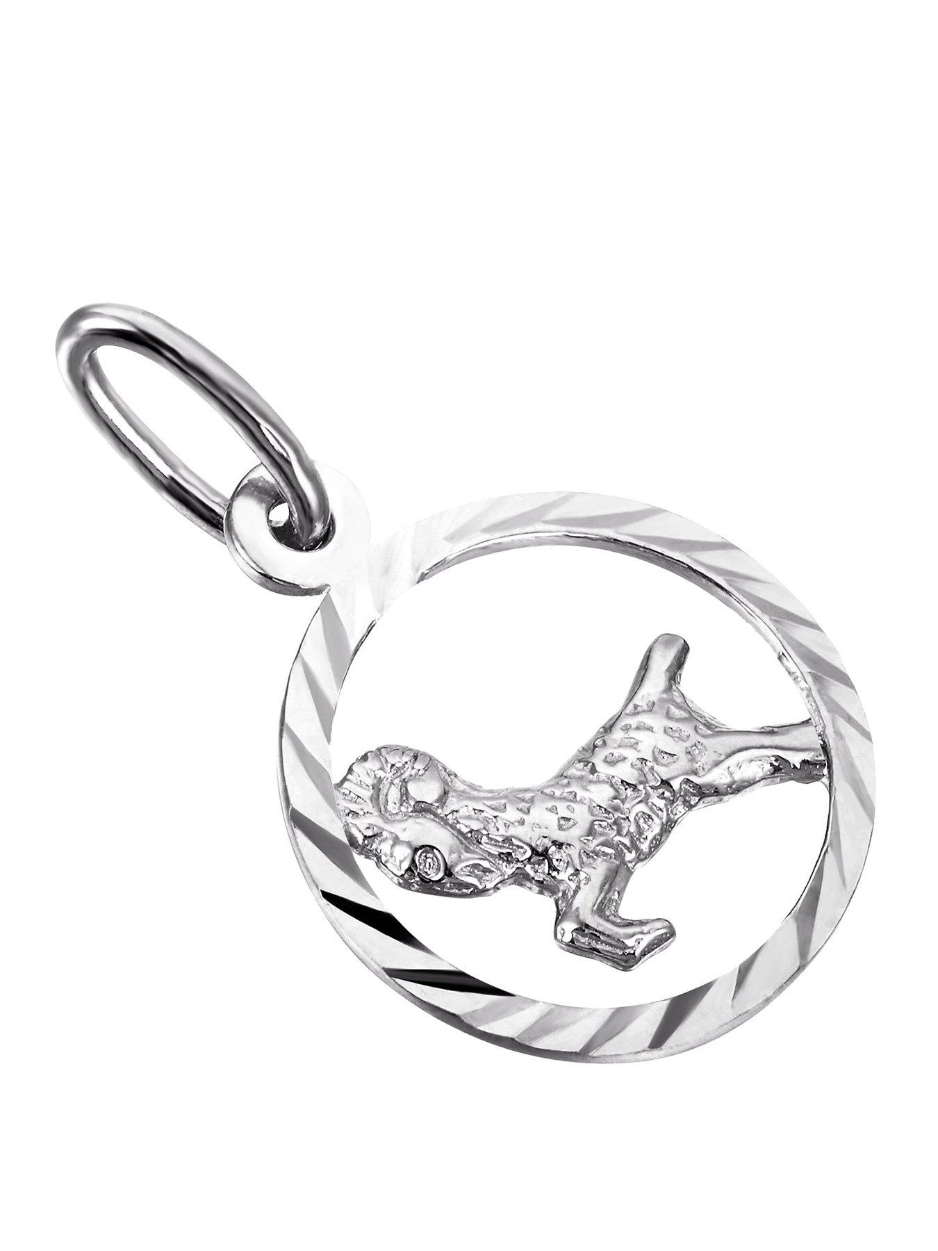 Seol + Gold Sterling Silver Zodiac Sign Pendant (all zodiac)