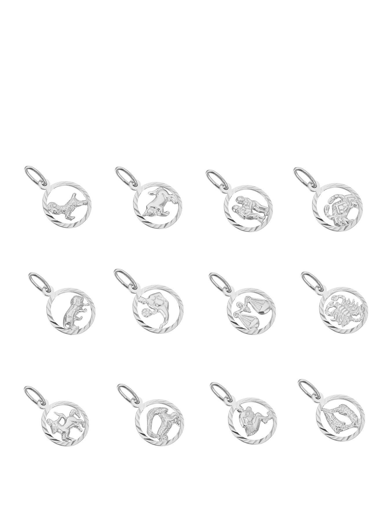 Seol + Gold Sterling Silver Zodiac Sign Pendant (all zodiac), Pisces, Women