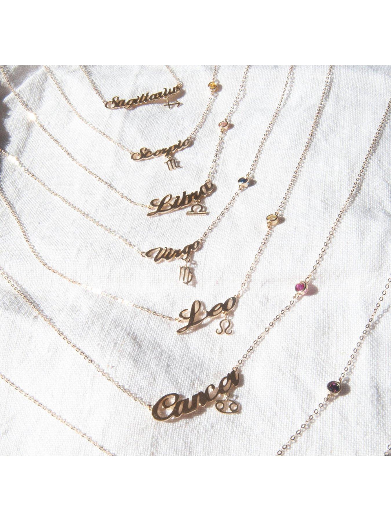 Image 4 of 5 of Seol + Gold 18ct Gold Vermeil Zodiac Sign Pendant (all zodiac)