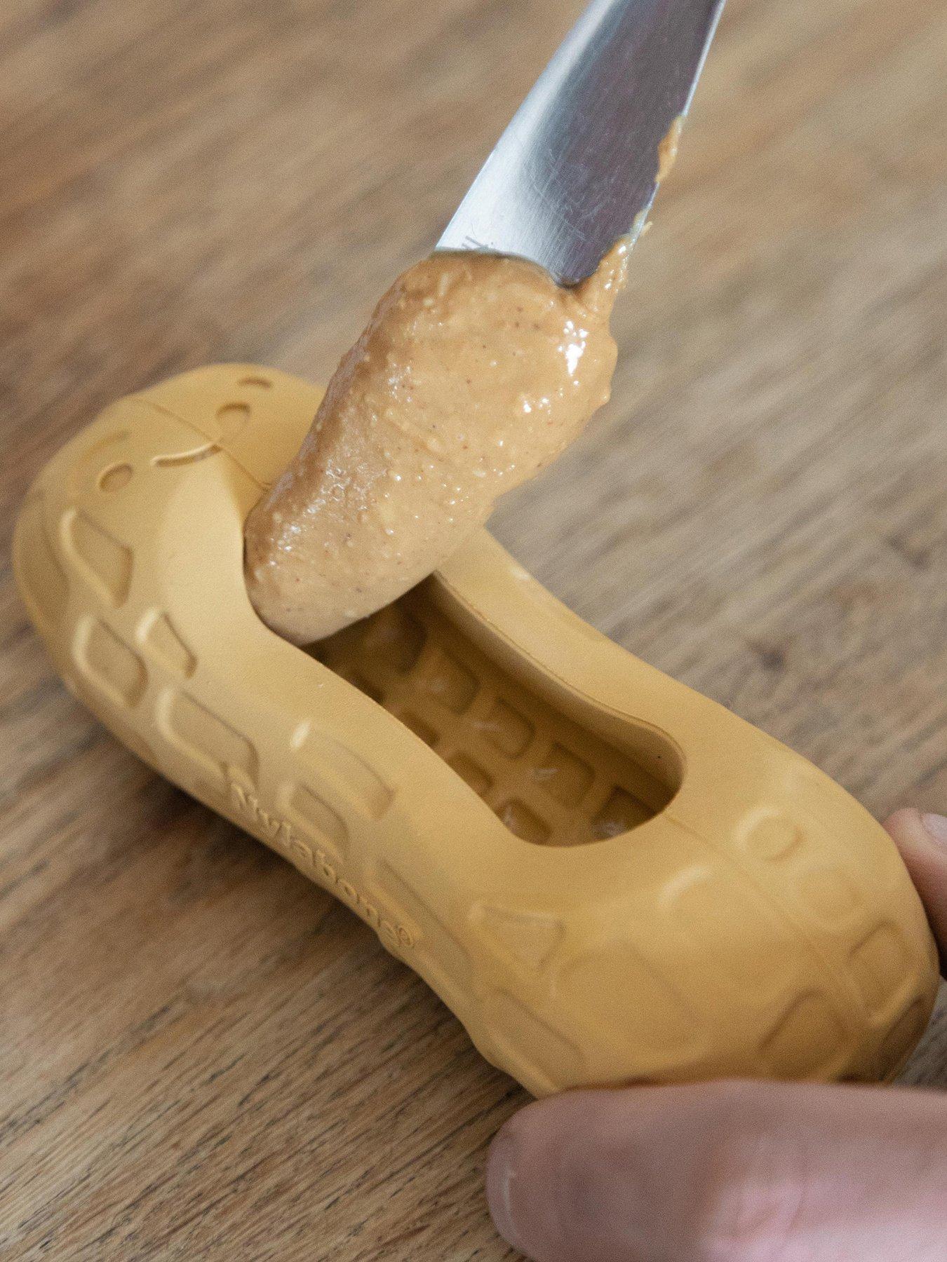 Image 3 of 7 of Nylabone Dog Strong Chew Peanut Butter Flavour Toy  - M