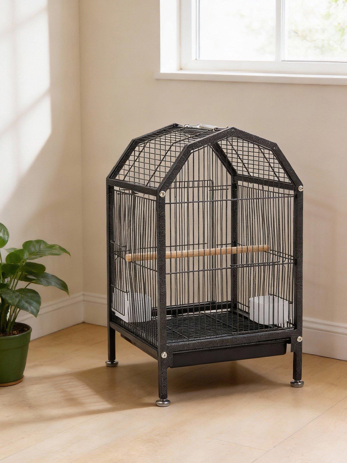 Living and Home Portable Metal Pet Bird Cage