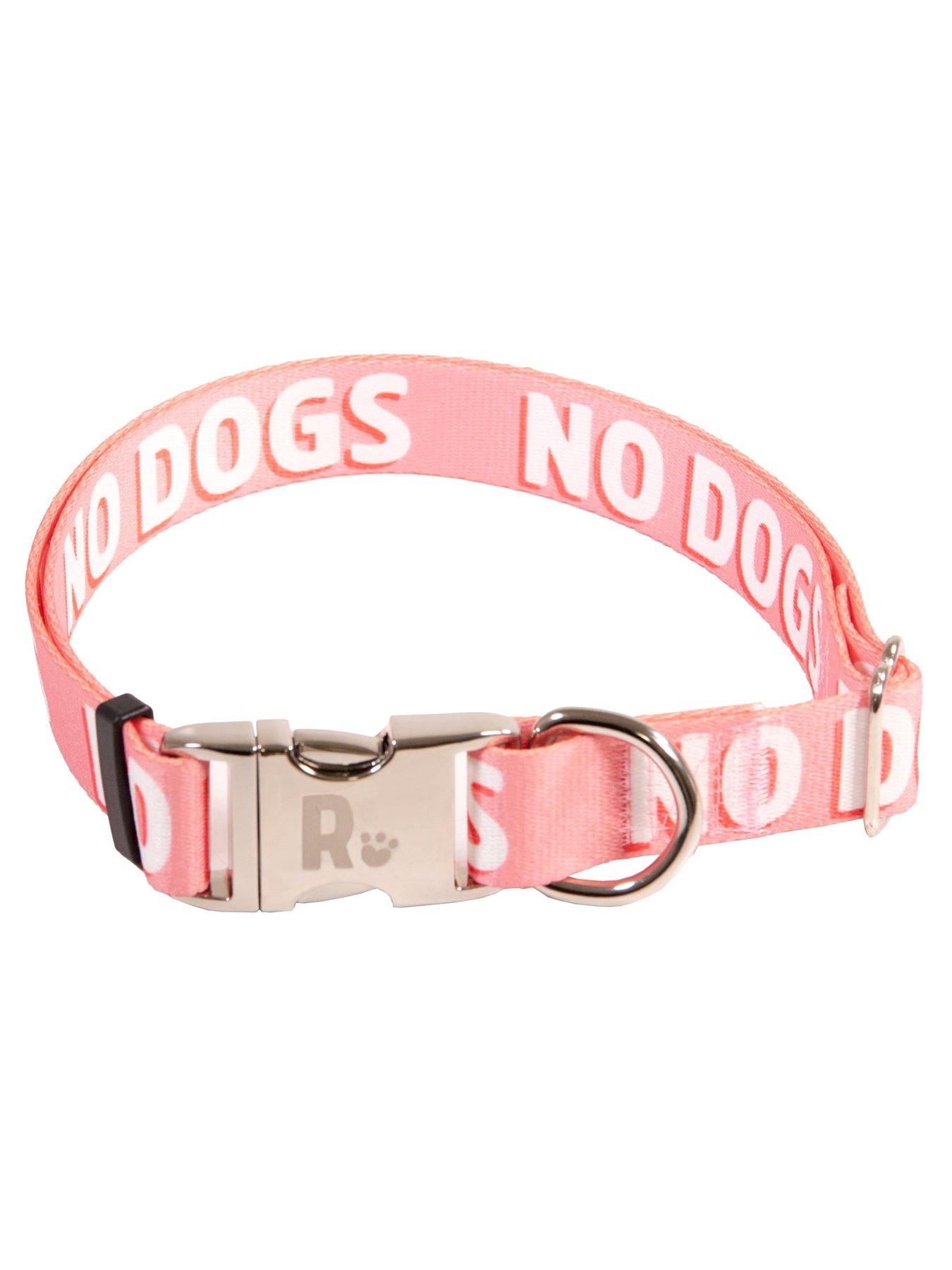 Rosewood No Dogs Alert Dog Collar