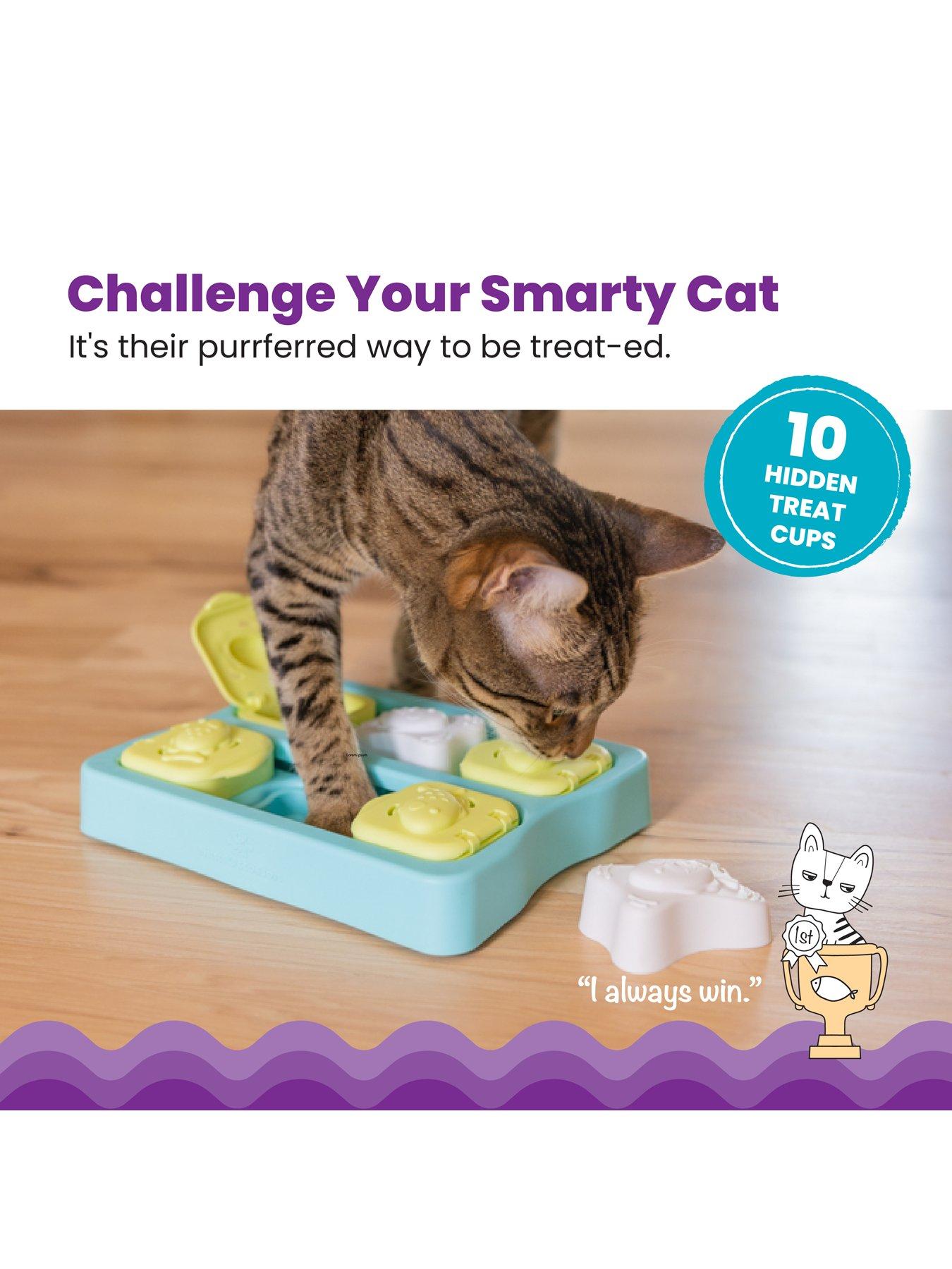 Image 1 of 7 of Nina Ottosson Kitty Cube Cat Puzzle Toy