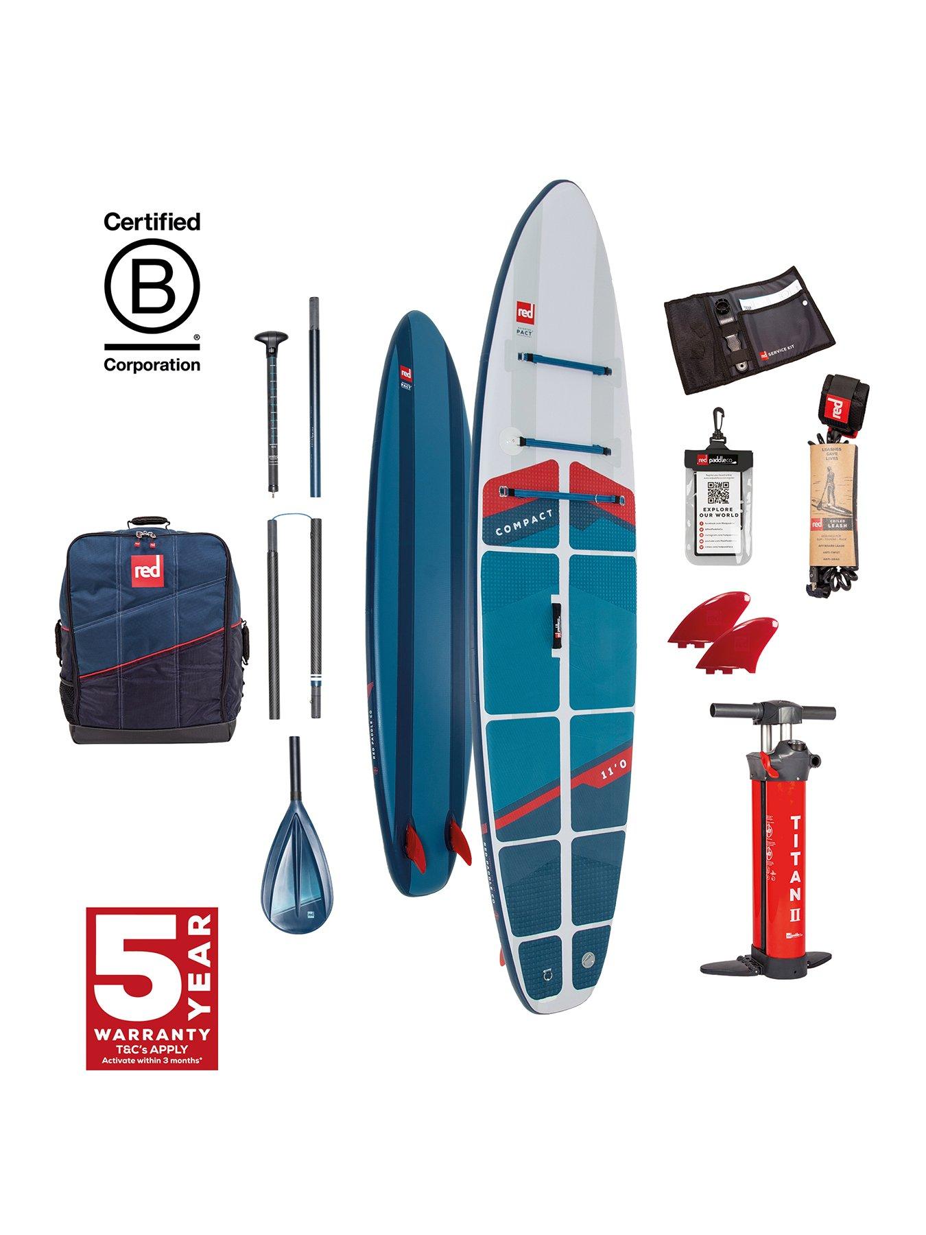 Red Equipment 11ft Compact MSL Inflatable Paddle Board - Compact Package