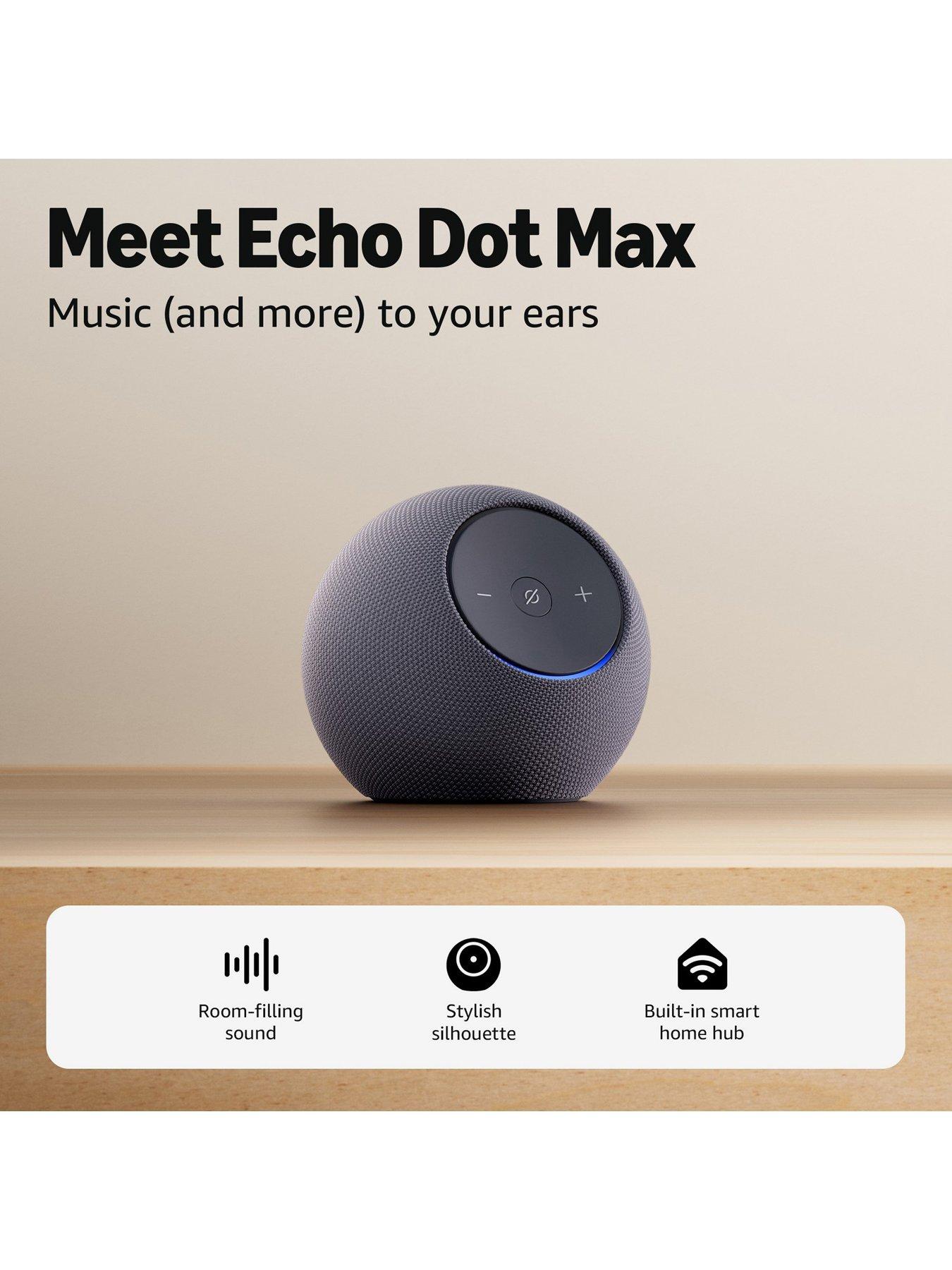 Image 2 of 6 of Amazon Amazon Echo Dot Max (2025 release) - Graphite