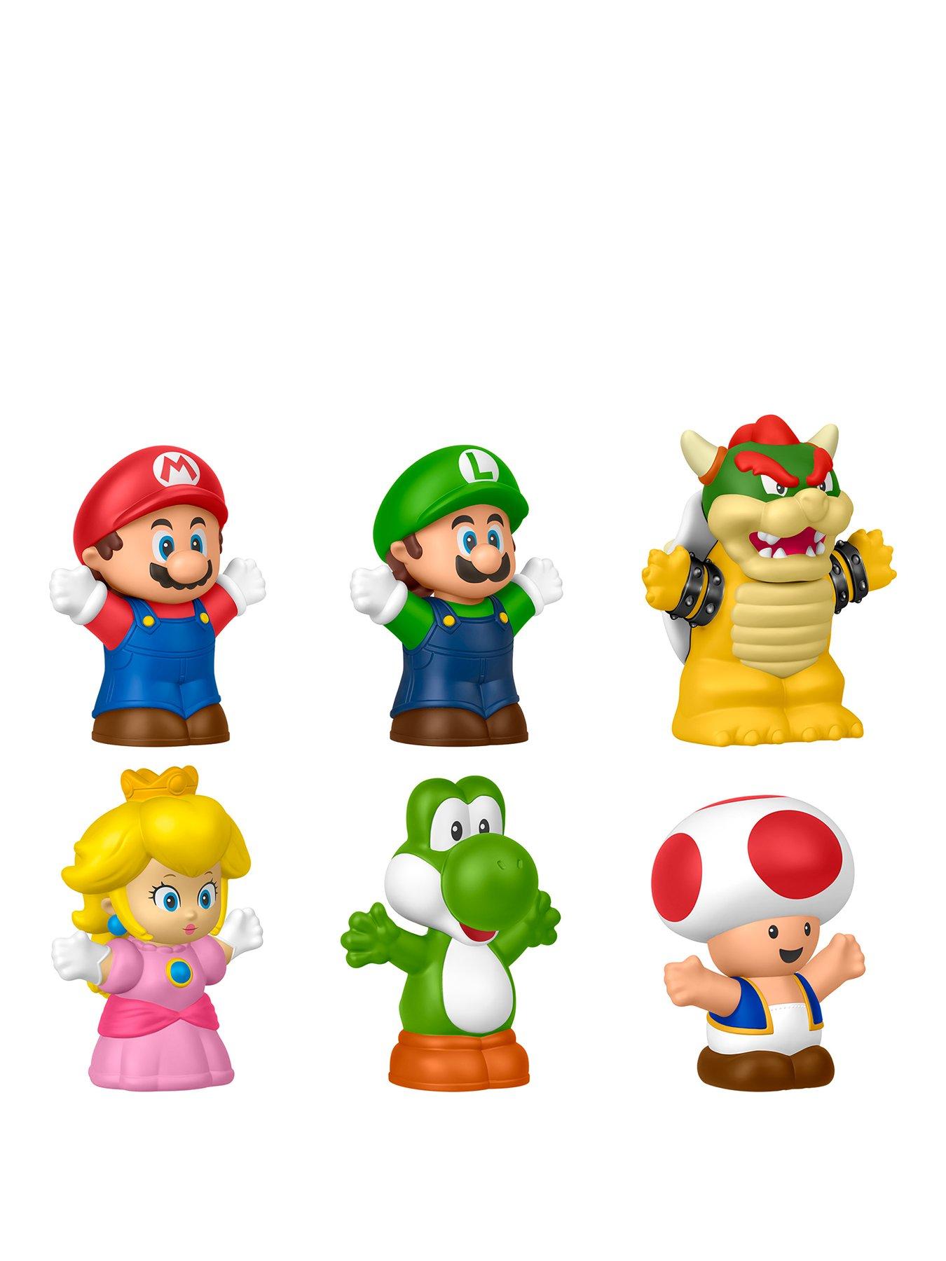 Image 1 of 7 of Fisher-Price Little People My Mario Figure 6-Pack Toy Set for Toddlers &amp; Kids