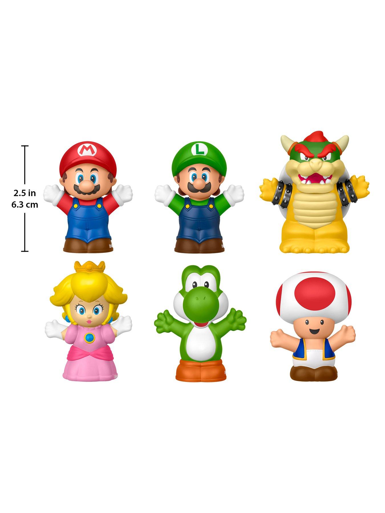 Image 6 of 7 of Fisher-Price Little People My Mario Figure 6-Pack Toy Set for Toddlers &amp; Kids