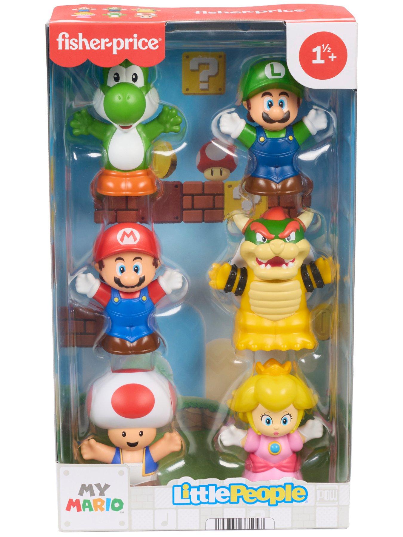 Image 7 of 7 of Fisher-Price Little People My Mario Figure 6-Pack Toy Set for Toddlers &amp; Kids