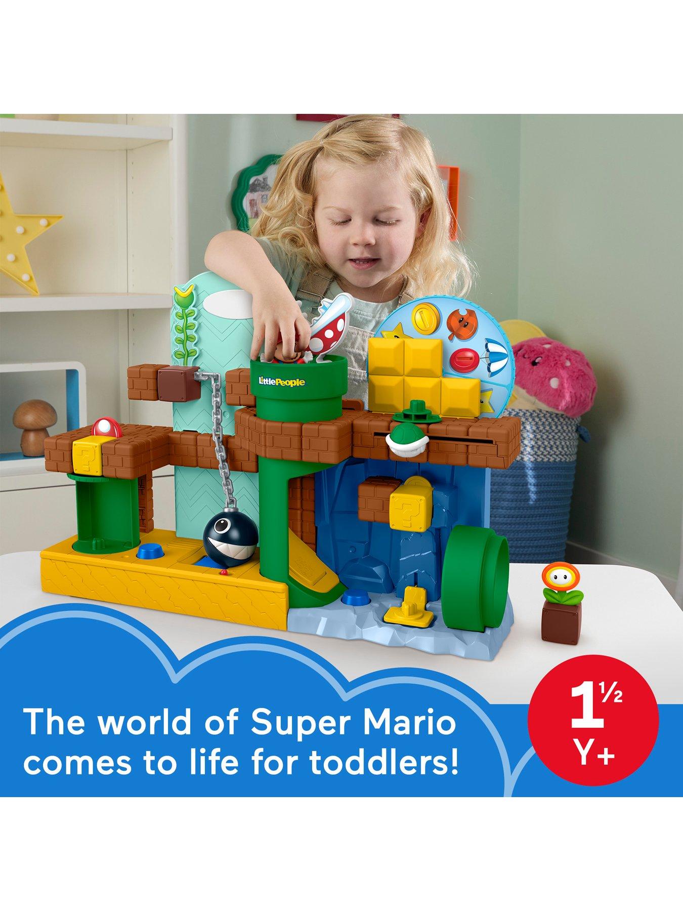 Image 2 of 7 of Fisher-Price Little People My Mario Adventure Playset, Musical Toddler Toy with 2 Figures