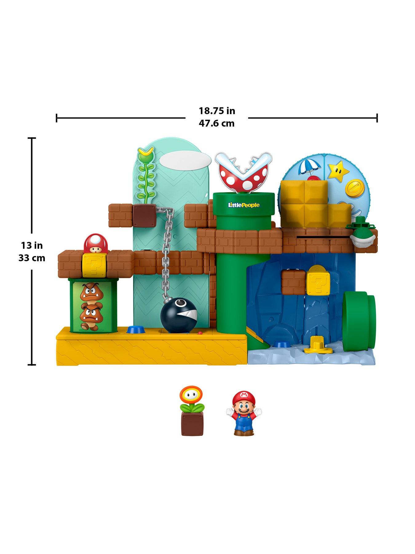 Image 6 of 7 of Fisher-Price Little People My Mario Adventure Playset, Musical Toddler Toy with 2 Figures
