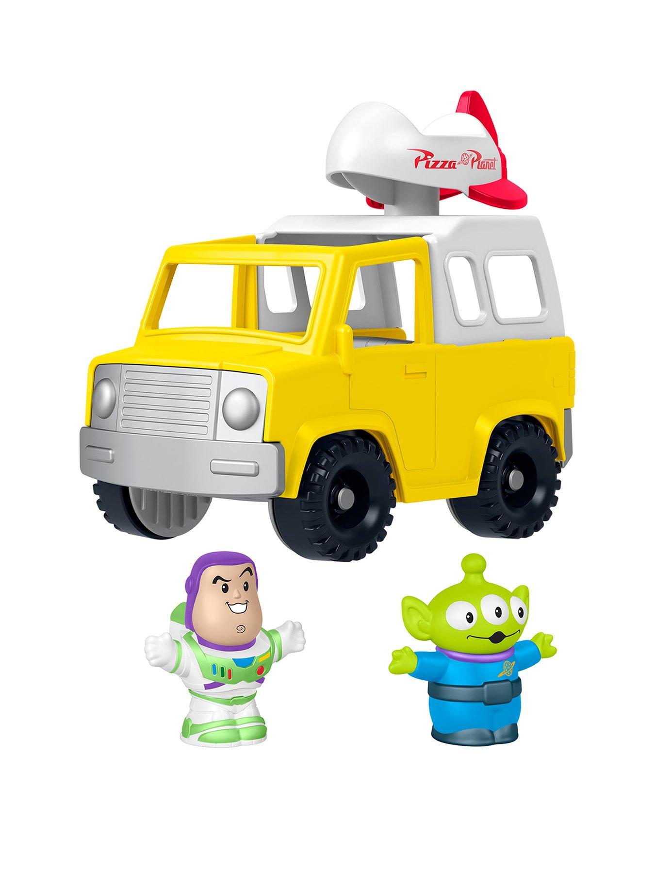 Fisher Price Toy Story Little People Pizza Planet Truck  &  Buzz Lightyear Toy