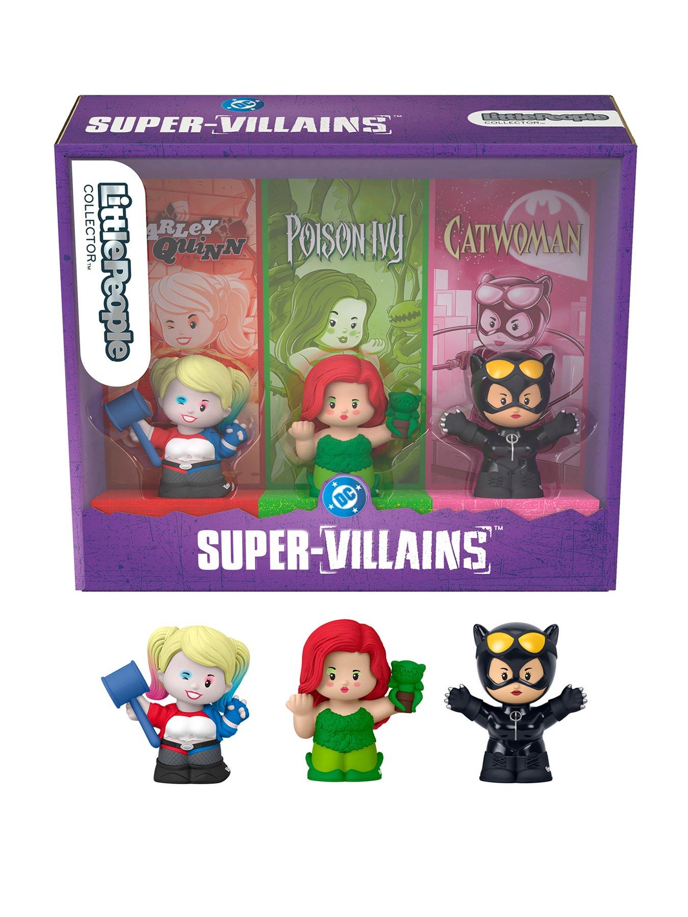 Fisher-Price Little People Little People Collector DC Super-Villains Special Edition Set for Comic Book Fans, 3 Figures