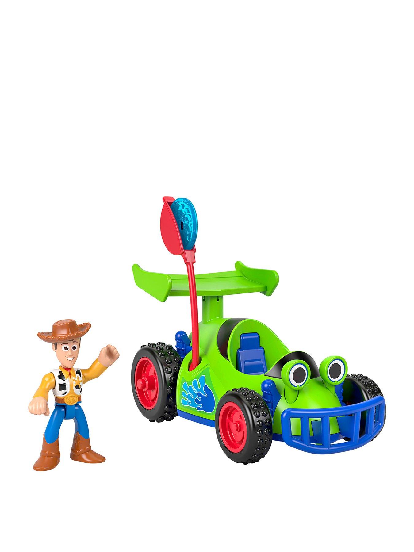 Imaginext: Woody  &  R.C. Play Set with Projectiles, Inspired by Disney and Pixar Toy Story