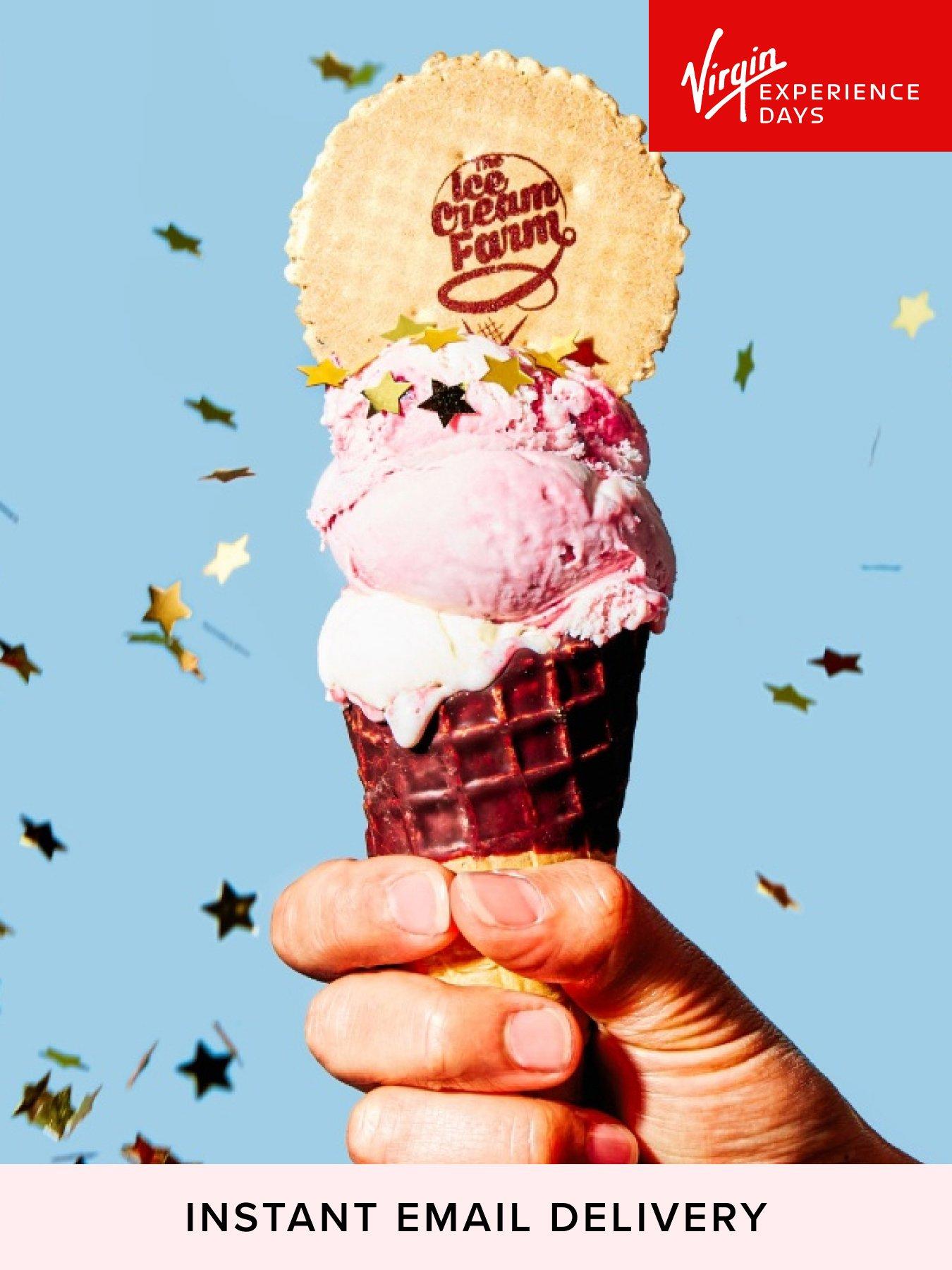 Virgin Experience Days The Ice Cream Farm Entry Ten Play Pass and Ice Cream Cones for a Family of Four, Cheshire