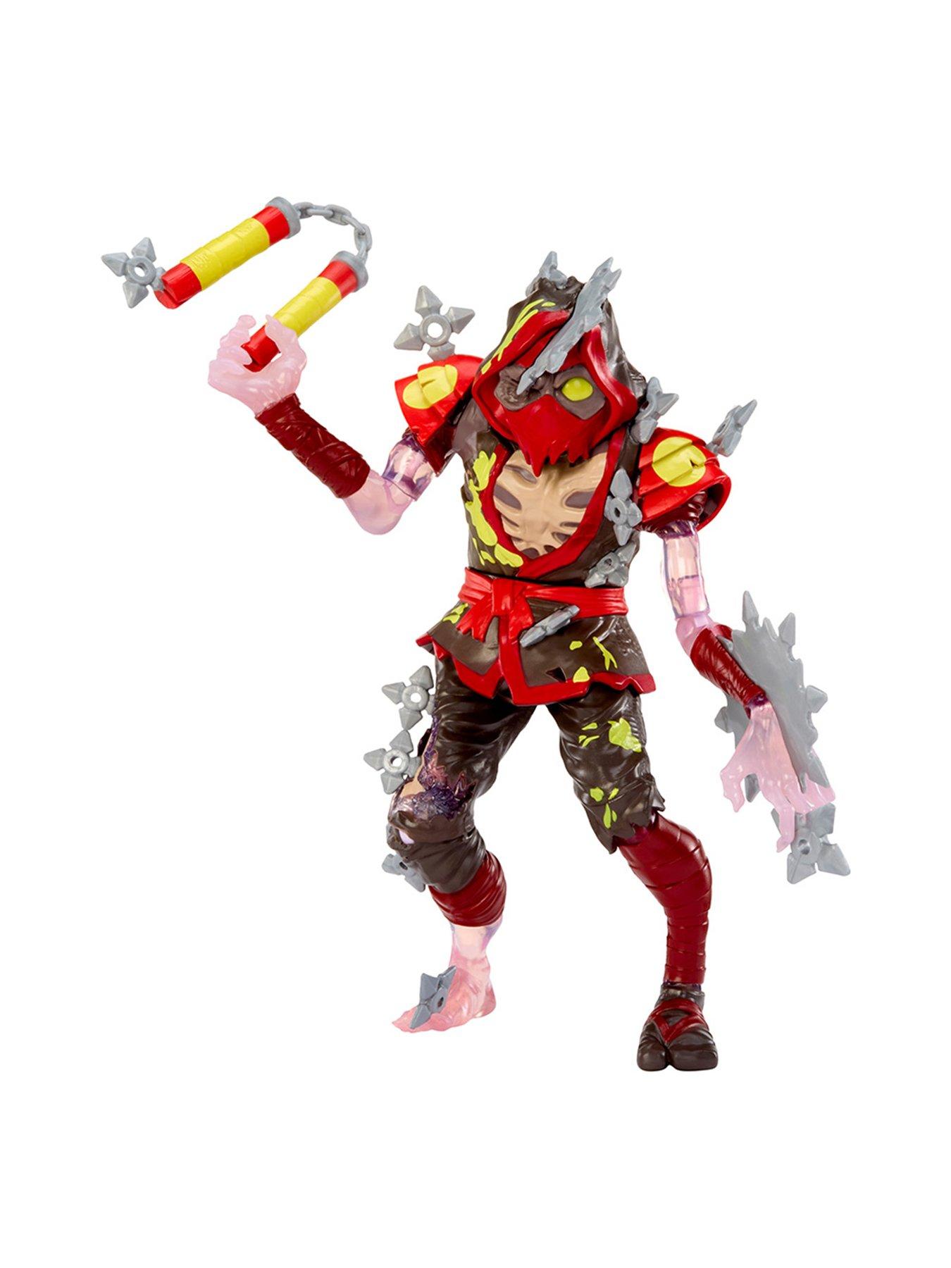 Image 2 of 8 of Ninjombie Action Figure - Grave Spin, Ninja Zombie with Slime