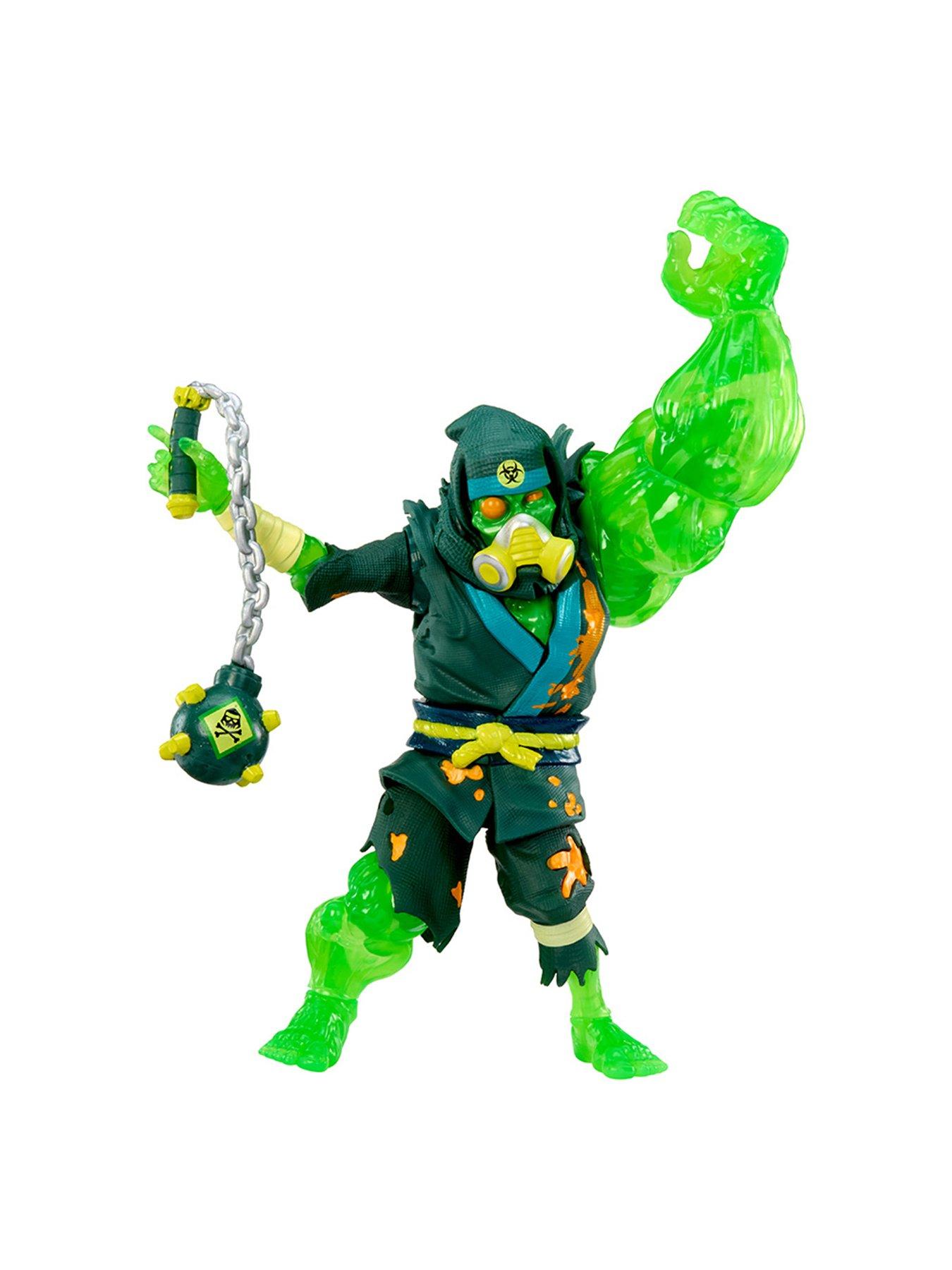 Image 2 of 8 of Ninjombie Action Figure - Haz Mat, Ninja Zombie with Slime