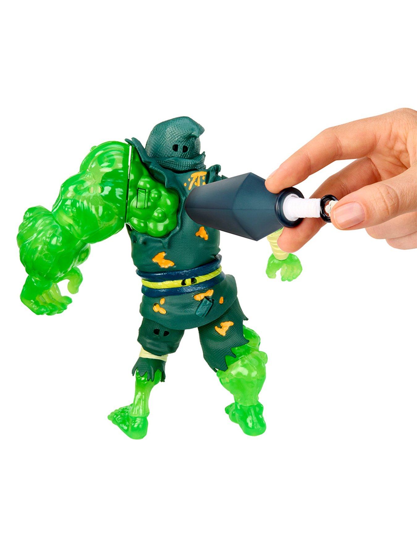 Image 4 of 8 of Ninjombie Action Figure - Haz Mat, Ninja Zombie with Slime