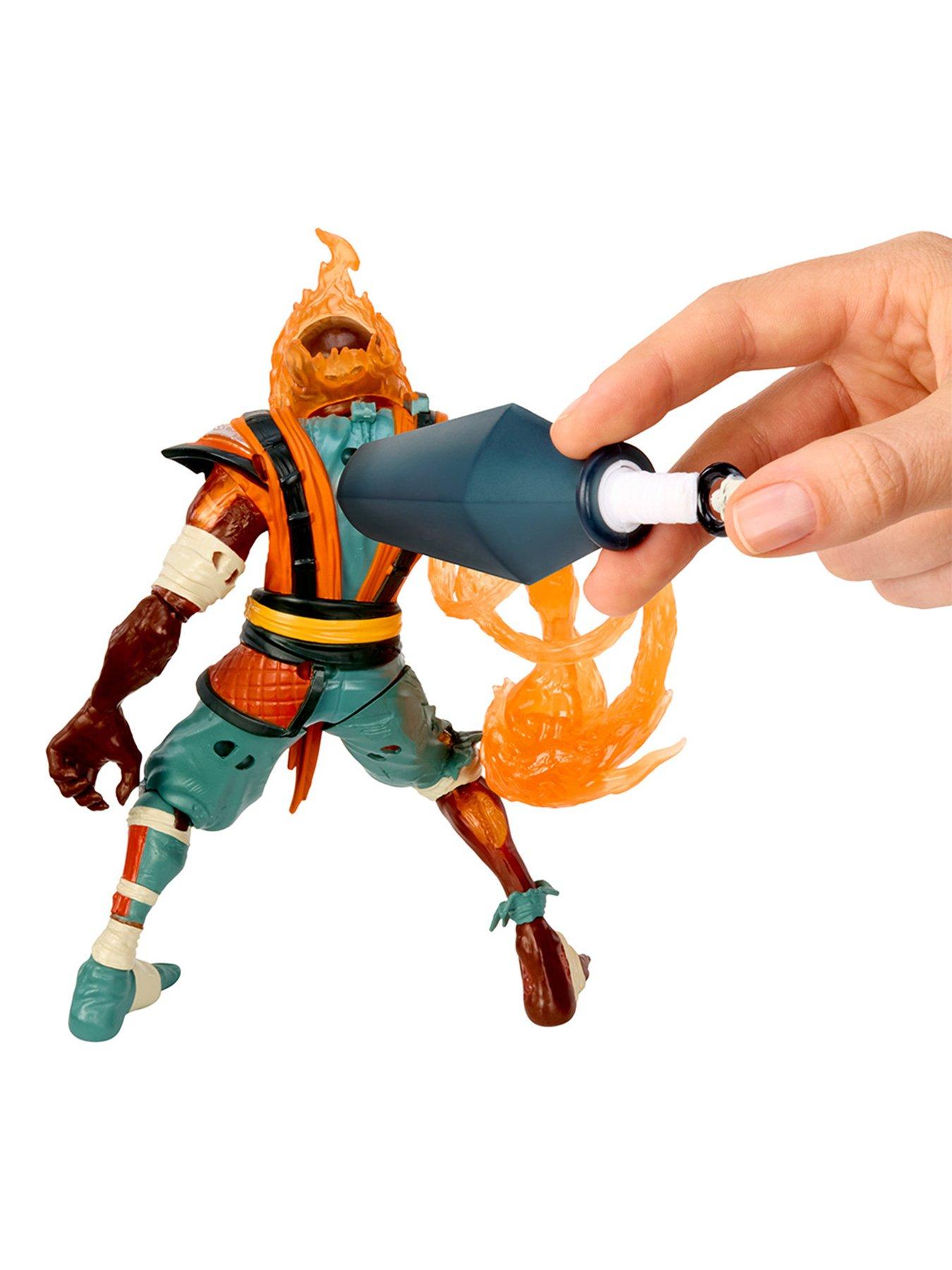 Image 4 of 8 of Ninjombie Action Figure - Scorchstrike, Ninja Zombie with Slime