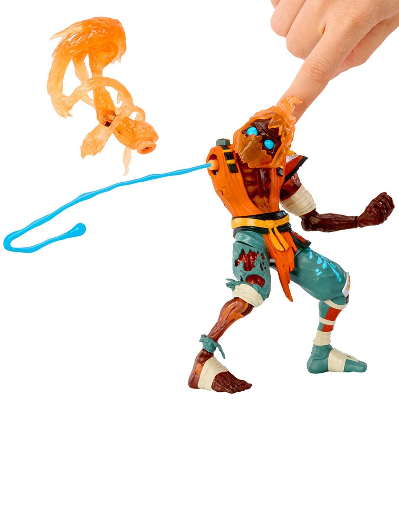 Image 5 of 8 of Ninjombie Action Figure - Scorchstrike, Ninja Zombie with Slime