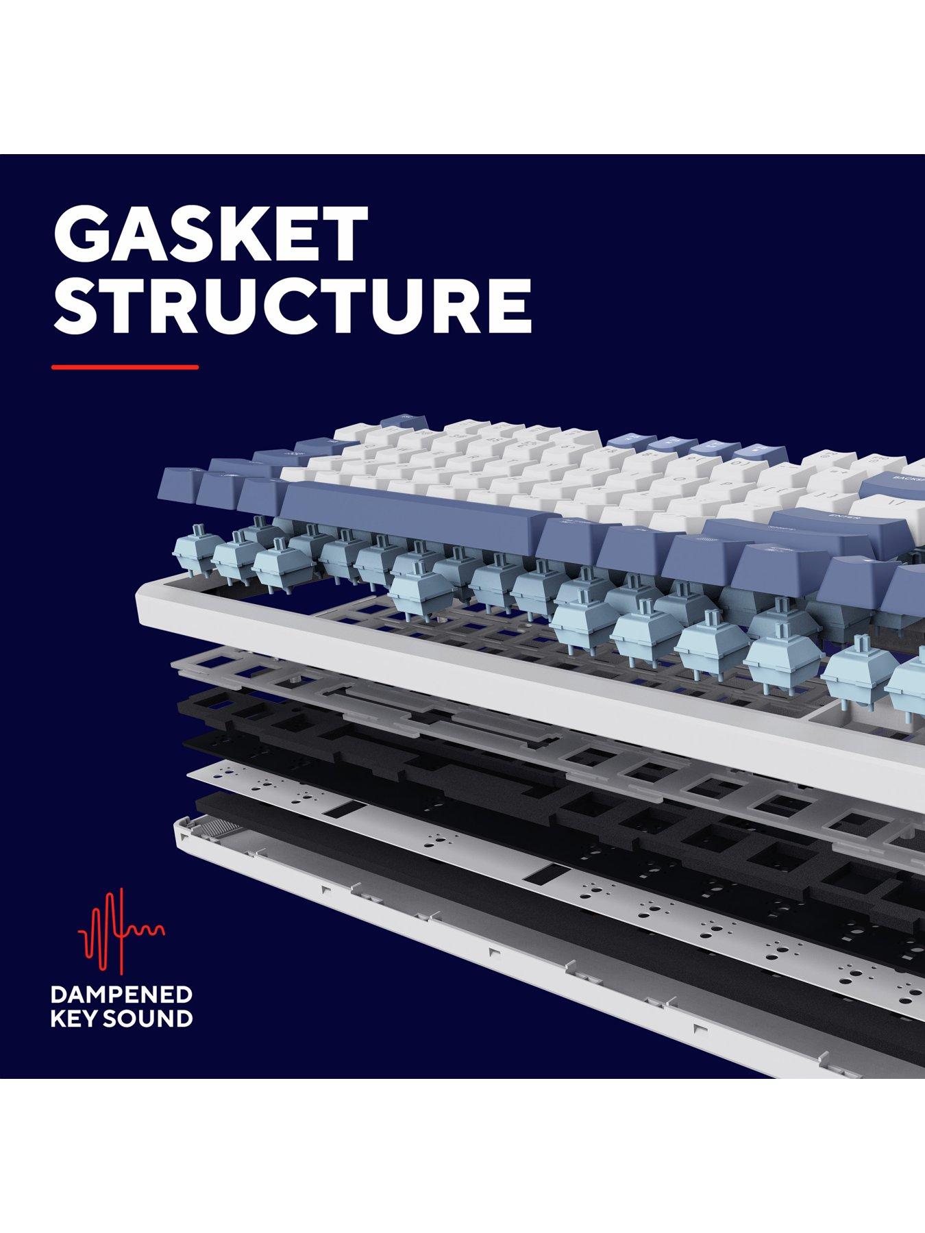Image 4 of 8 of Trust GXT 872 Xyra TKL Gasket Mount Mechanical RGB Gaming Keyboard with Hot-Swappable Keys