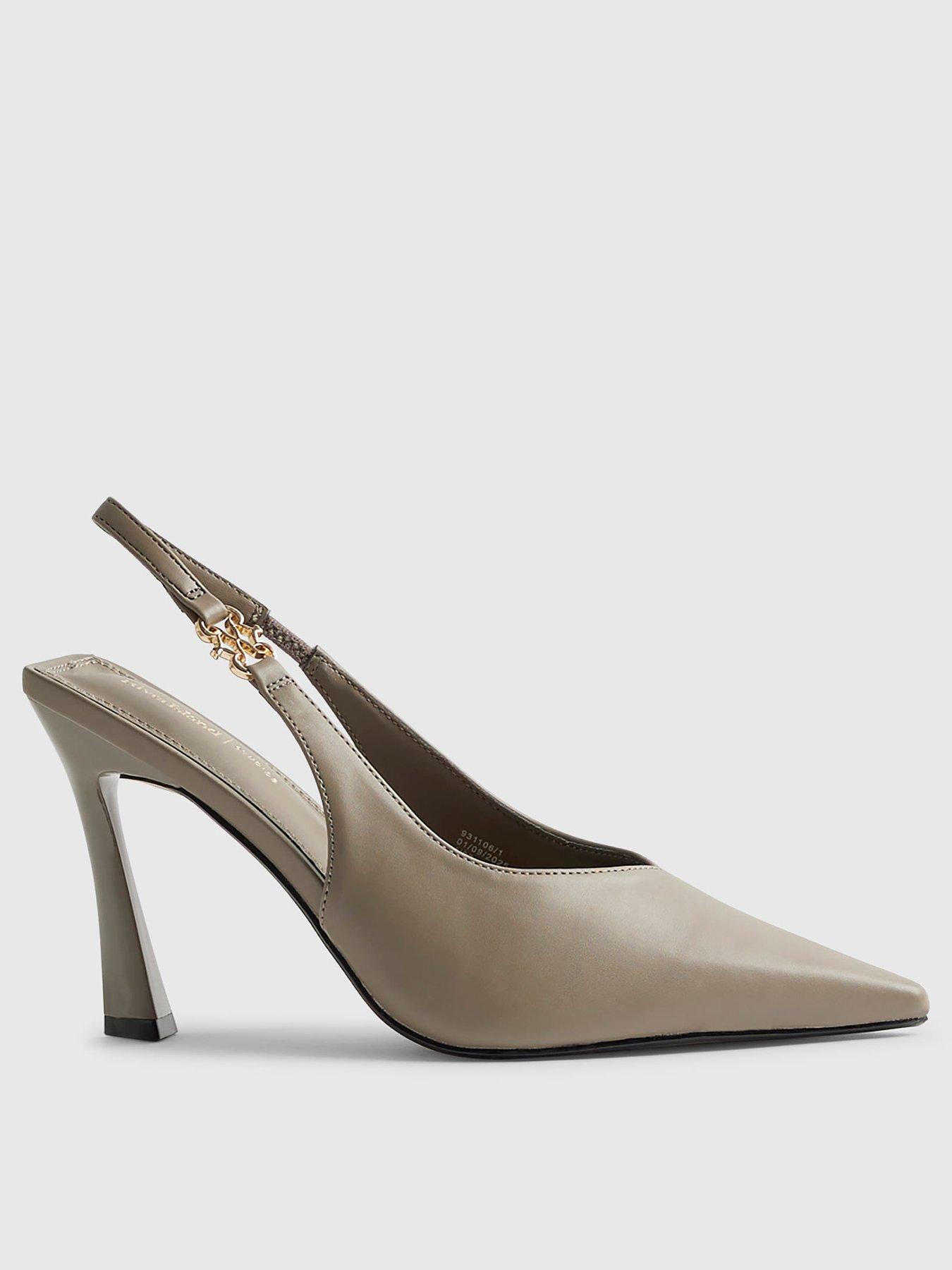 Image 2 of 5 of River Island Slingback Logo Court - Grey